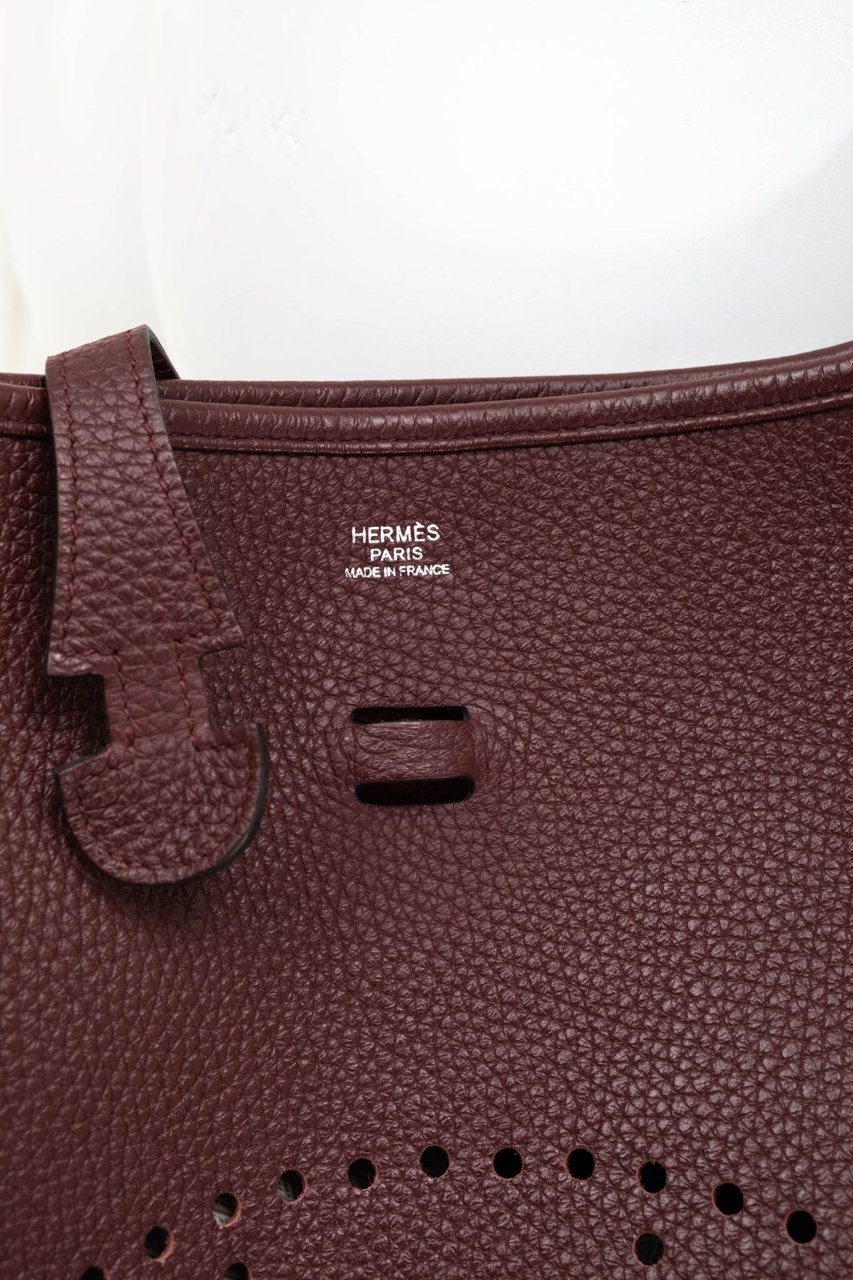 Hermes Evelyne III Bordeaux Clemence Size 29 2017