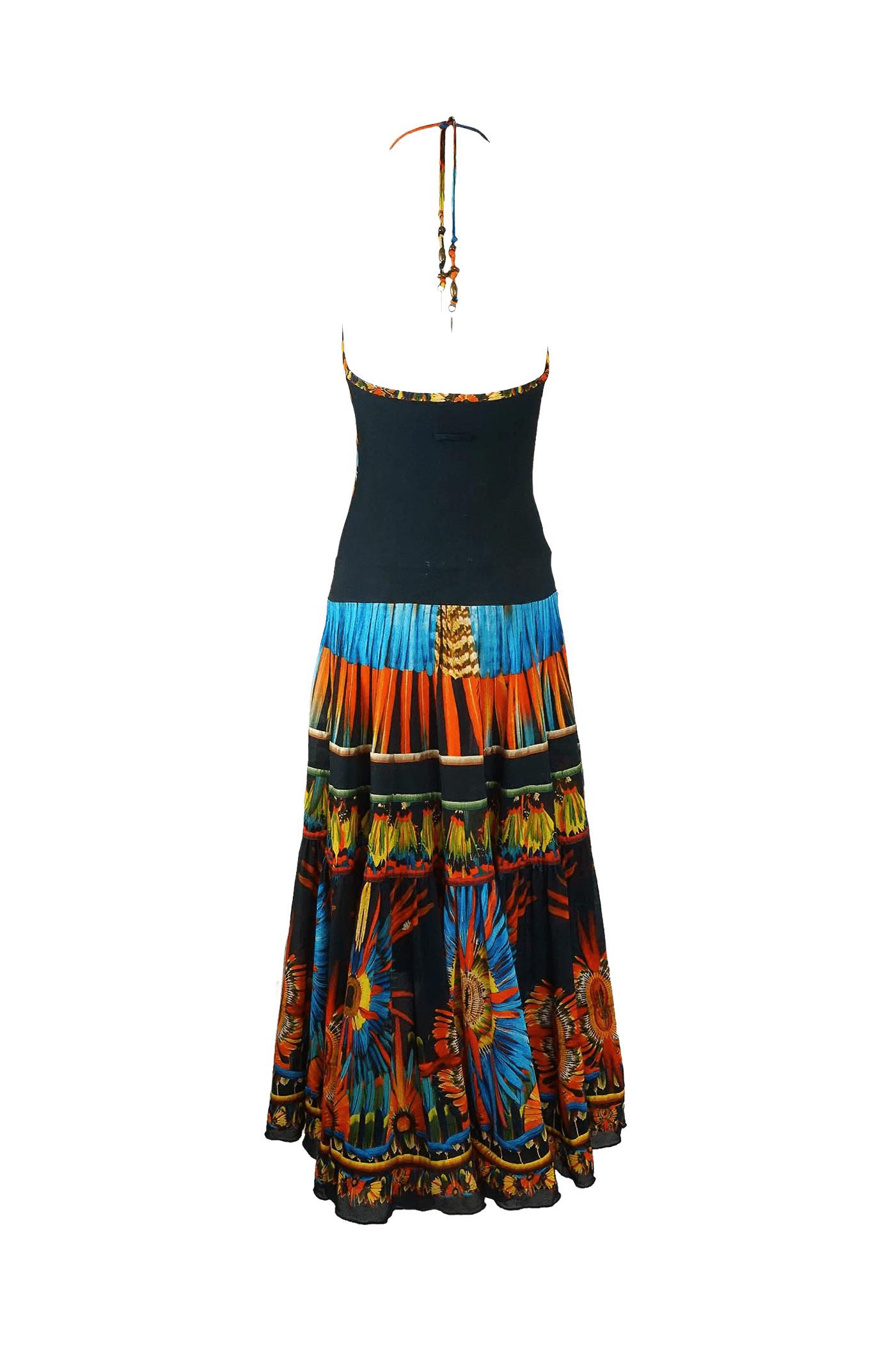 Jean Paul Gaultier Soleil Vintage Mesh Haltered Maxi Dress 1990s - Foxy Couture Carmel Jean Paul Gaultier Soleil Vintage Mesh Haltered Maxi Dress 1990s - Foxy Couture Carmel