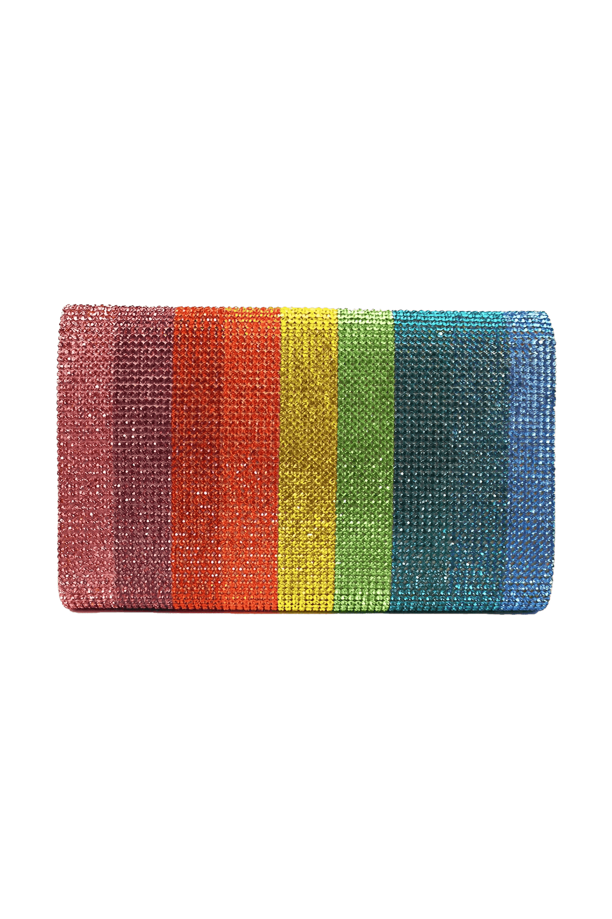 Judith Leiber Boutique Ritz Fizz Rainbow Crystal Clutch