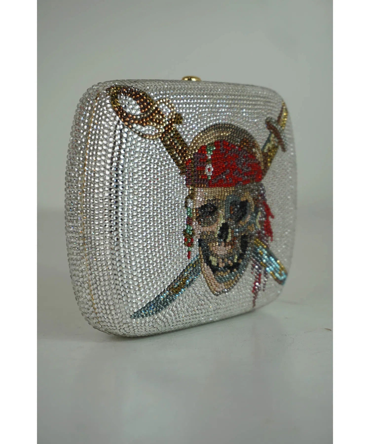 Judith Leiber "Dead Man's Chest" Pirates of the Caribbean Crystal Minaudiere