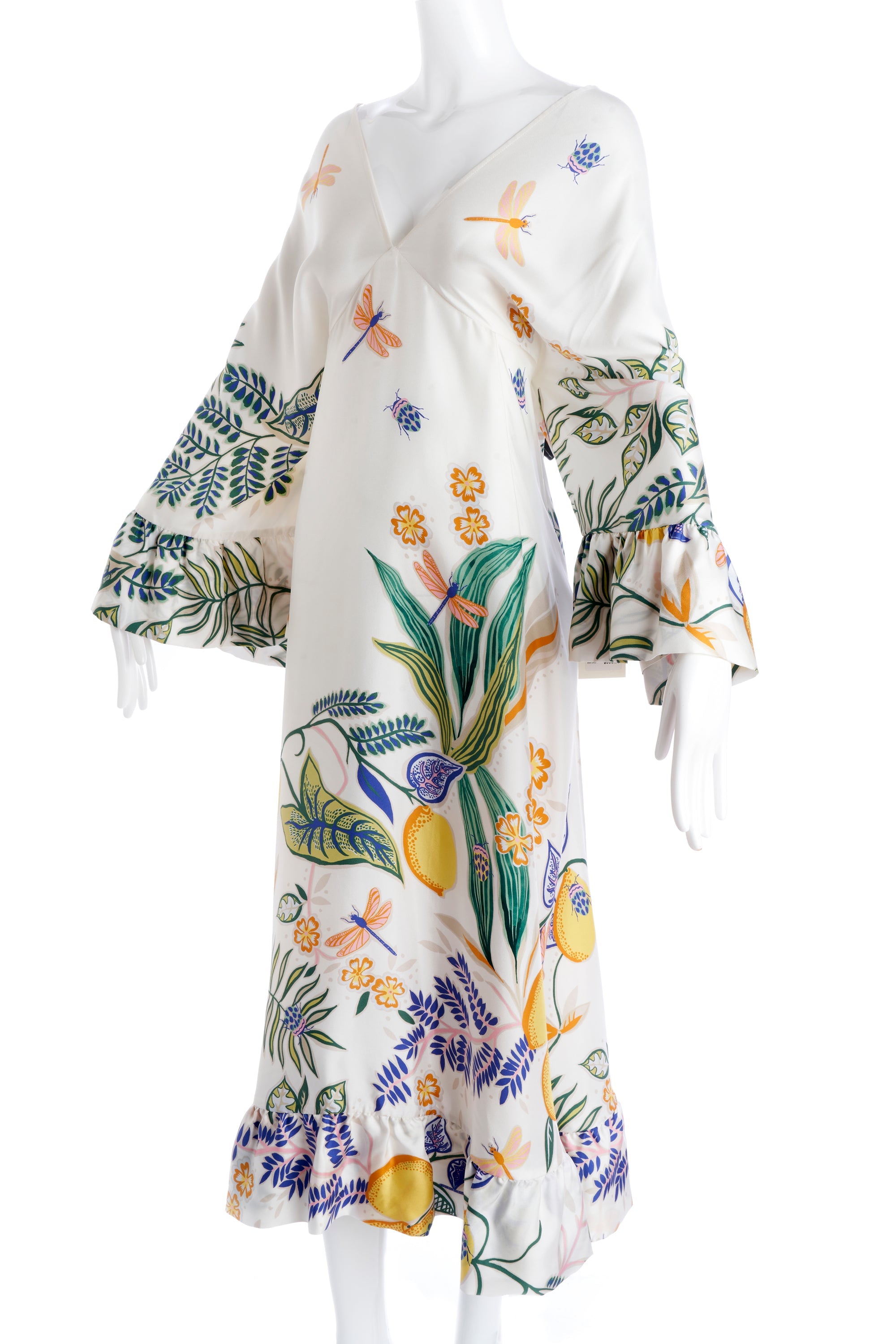 La Double J White Bug Print Dress - Foxy Couture Carmel La Double J White Bug Print Dress - Foxy Couture Carmel