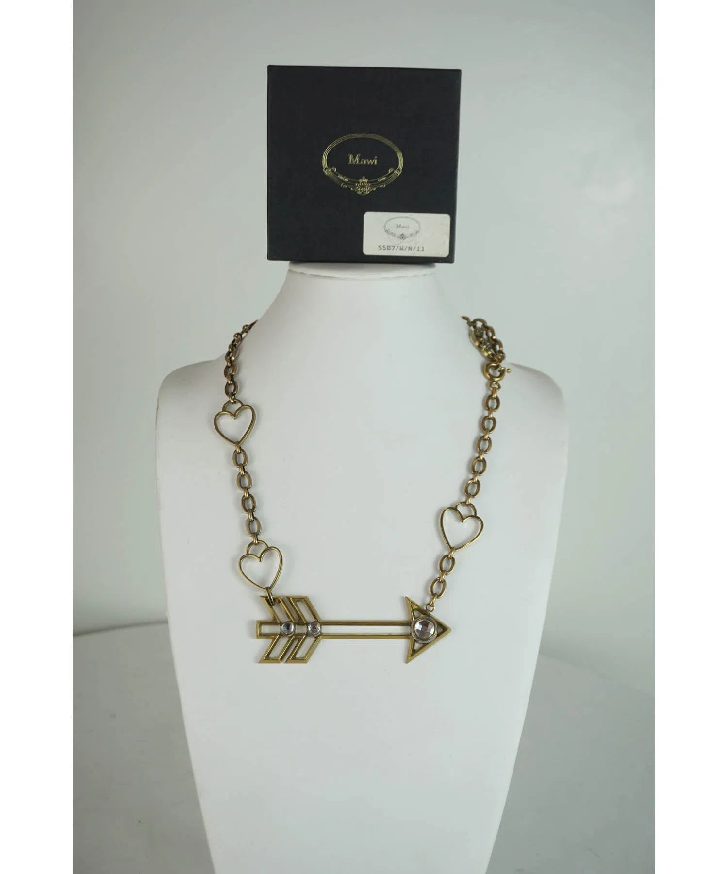 Lanvin Cupid's Arrow Necklace 2014 - Foxy Couture Carmel