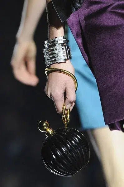 Lanvin Runway Black Arpège Minaudière Spring 2013