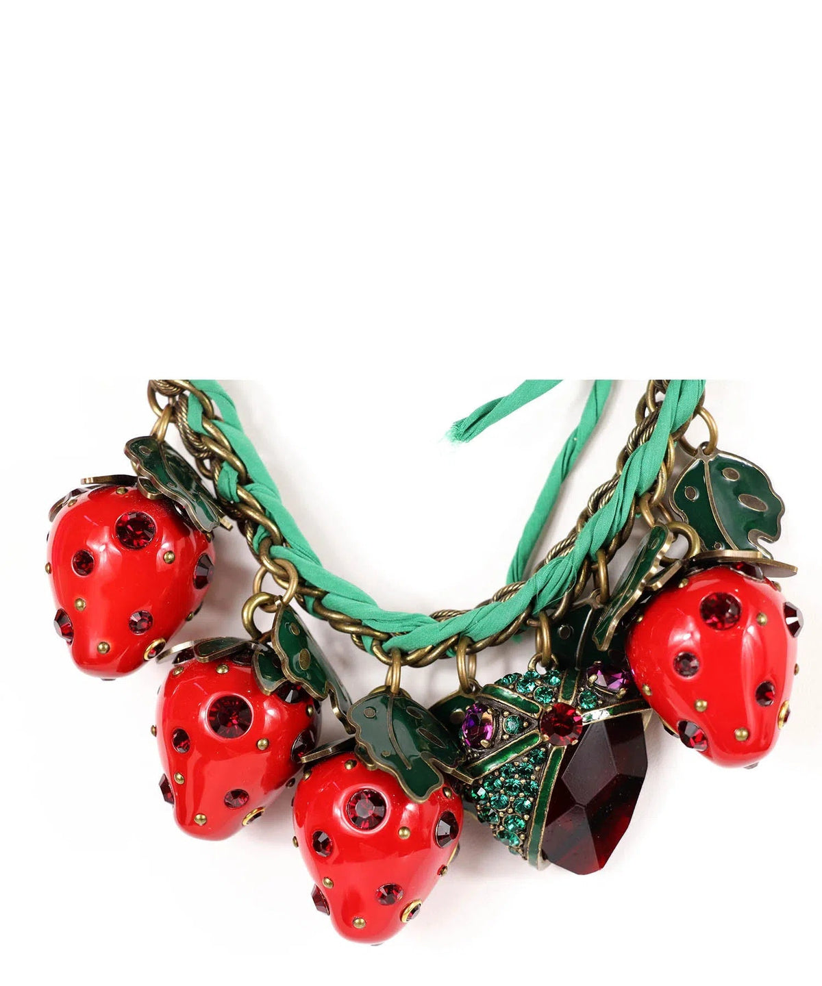 Lanvin Strawberry &amp; Pearl Necklace