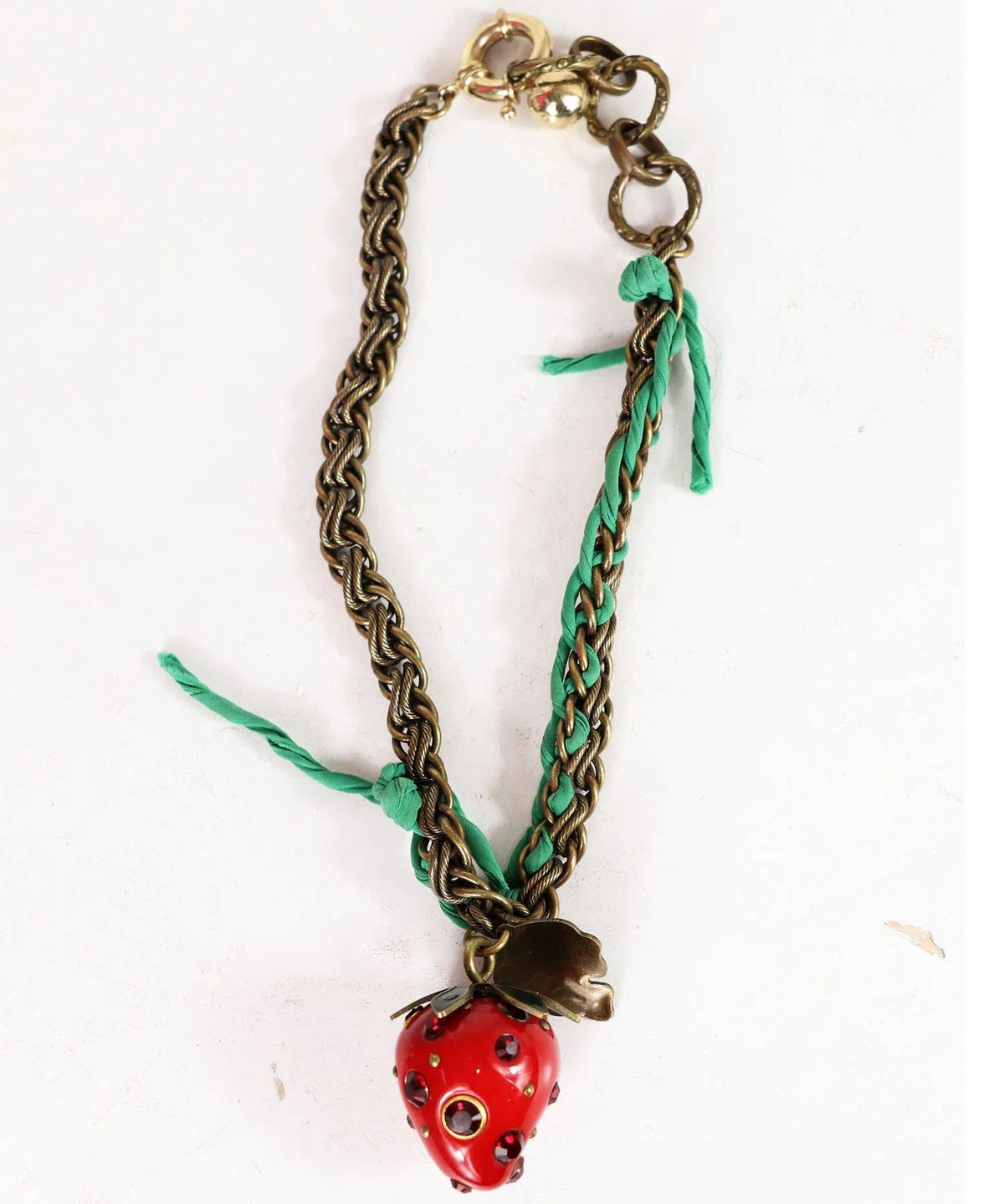 Lanvin Strawberry Pendant Necklace