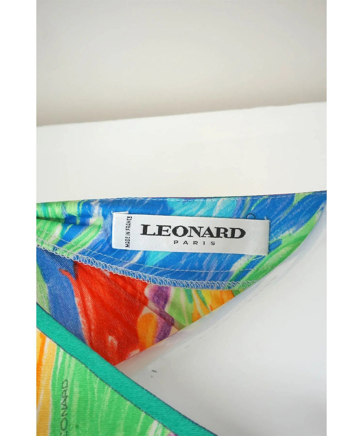 Leonard Paris Vintage Rainbow Fireworks Dress 1980&#39;s