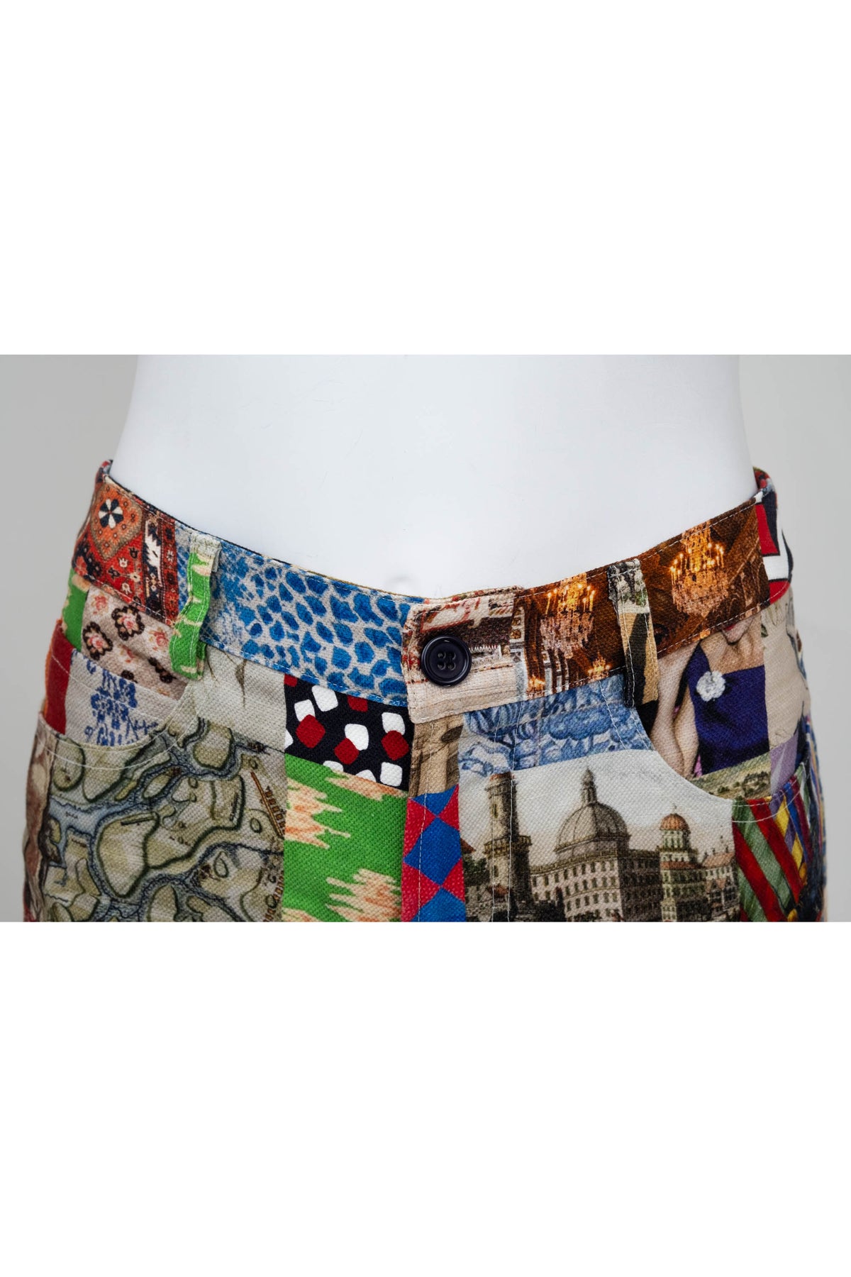 Libertine Multi-color Patchwork Bloomsbury Collage Pants