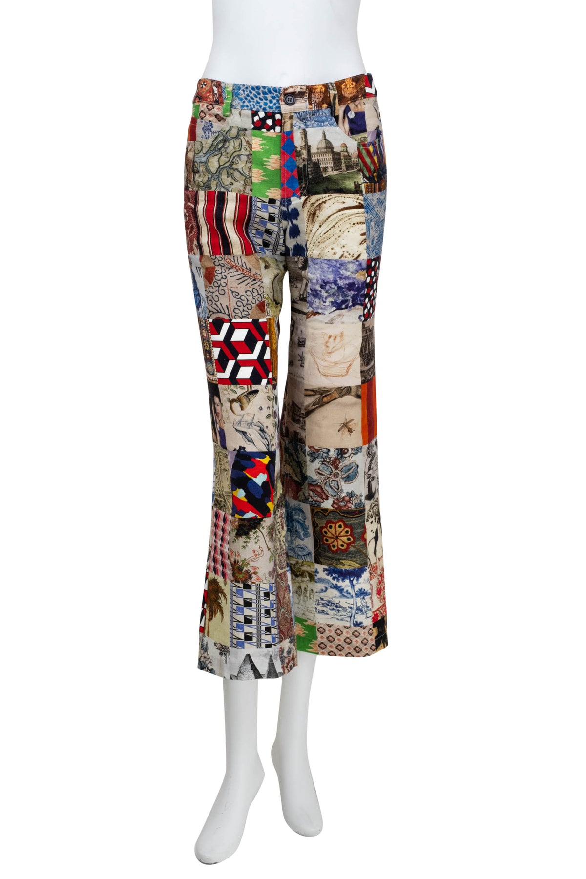 Libertine Multi-color Patchwork Bloomsbury Collage Pants