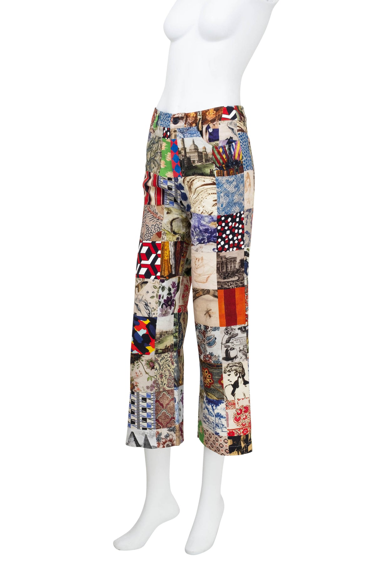 Libertine Multi-color Patchwork Bloomsbury Collage Pants