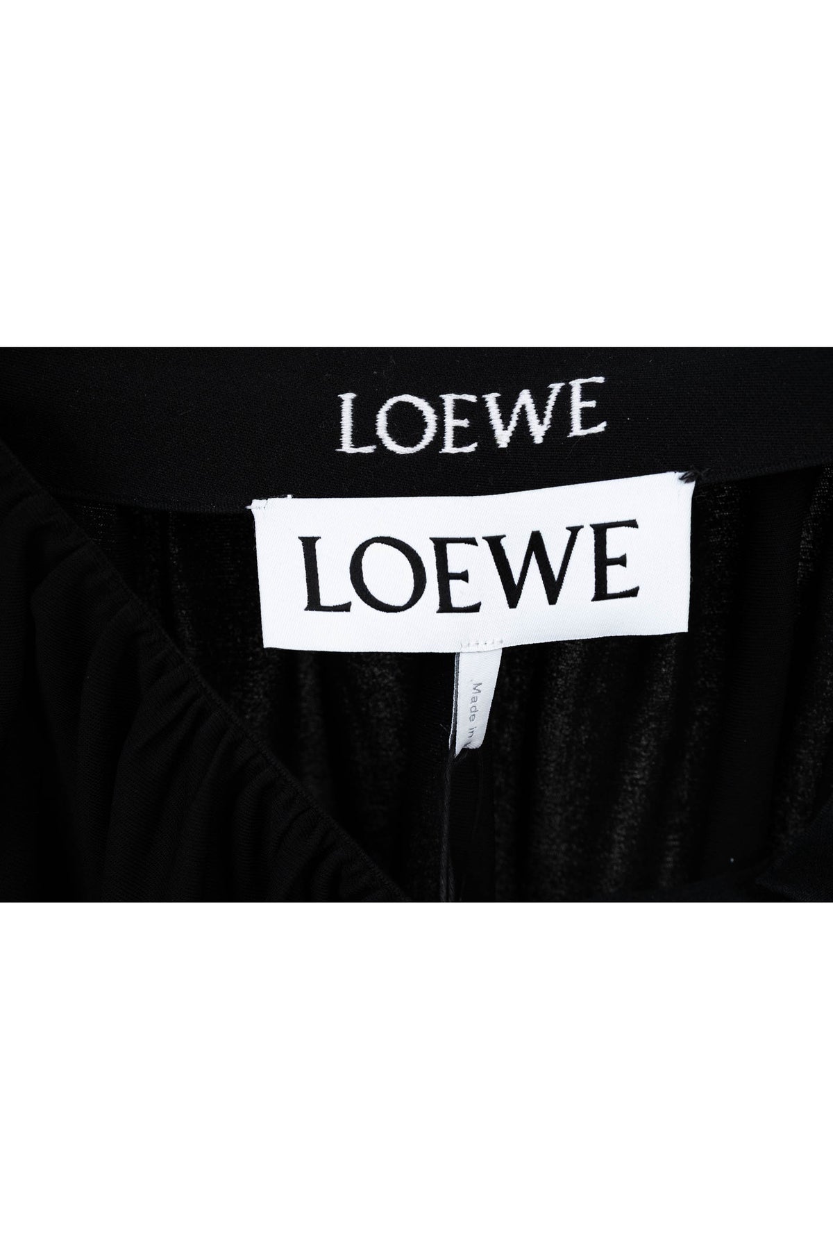 Loewe Size 44/10  Black Rayon Matte Jersey Baloon Pants NWT