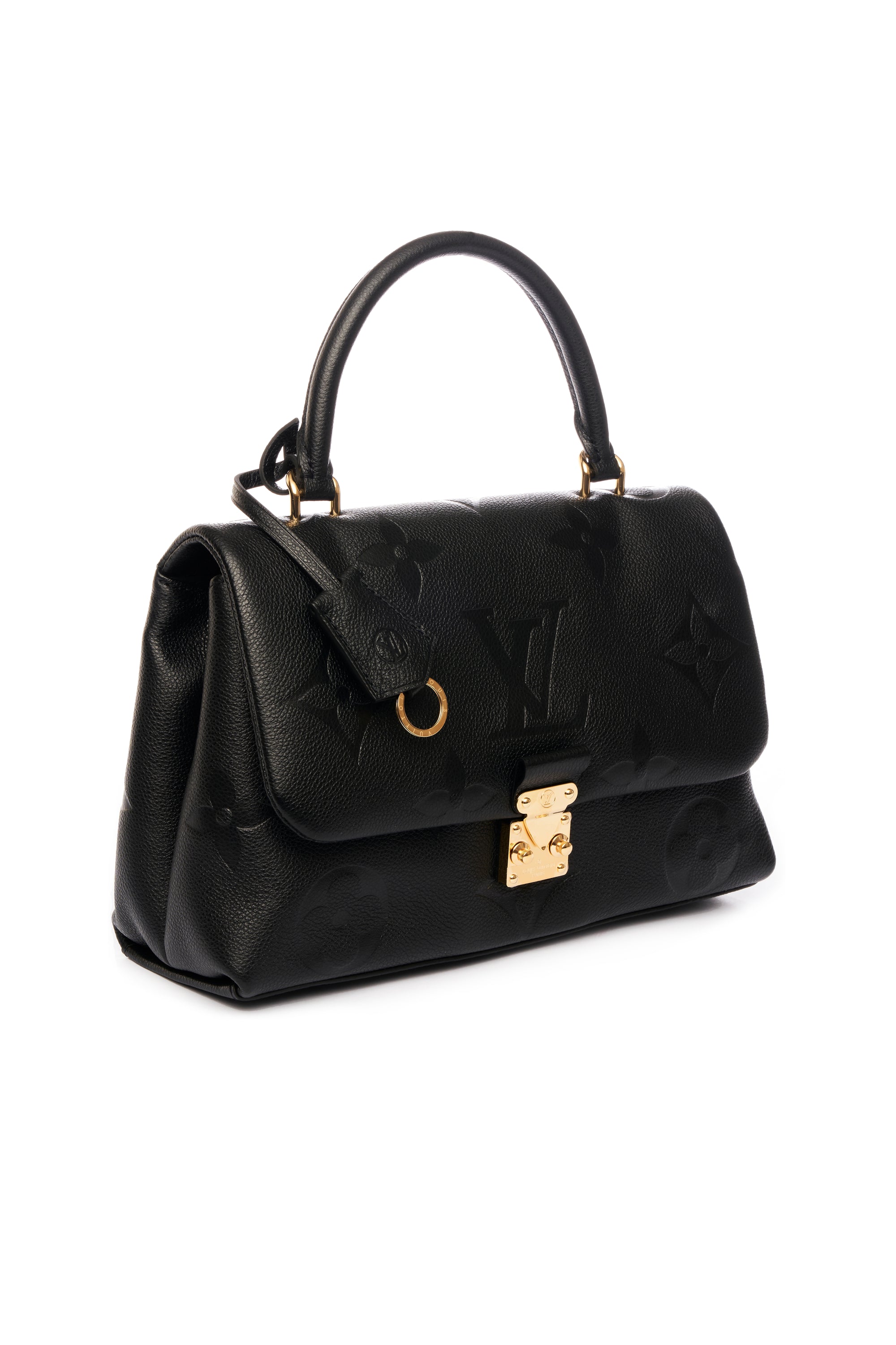 Louis Vuitton Madeline Size MM Empreinte Noir Purse - Foxy Couture Carmel