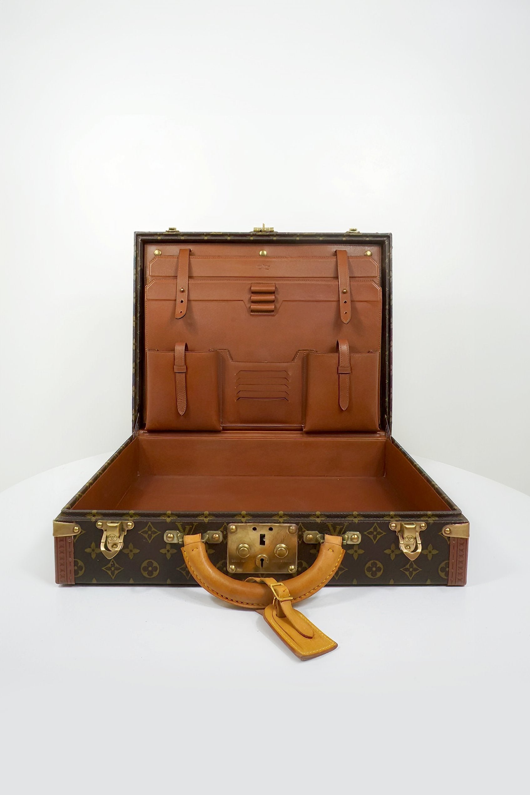 Louis Vuitton Monogram Presidential 45 Briefcase Foxy Couture Carmel