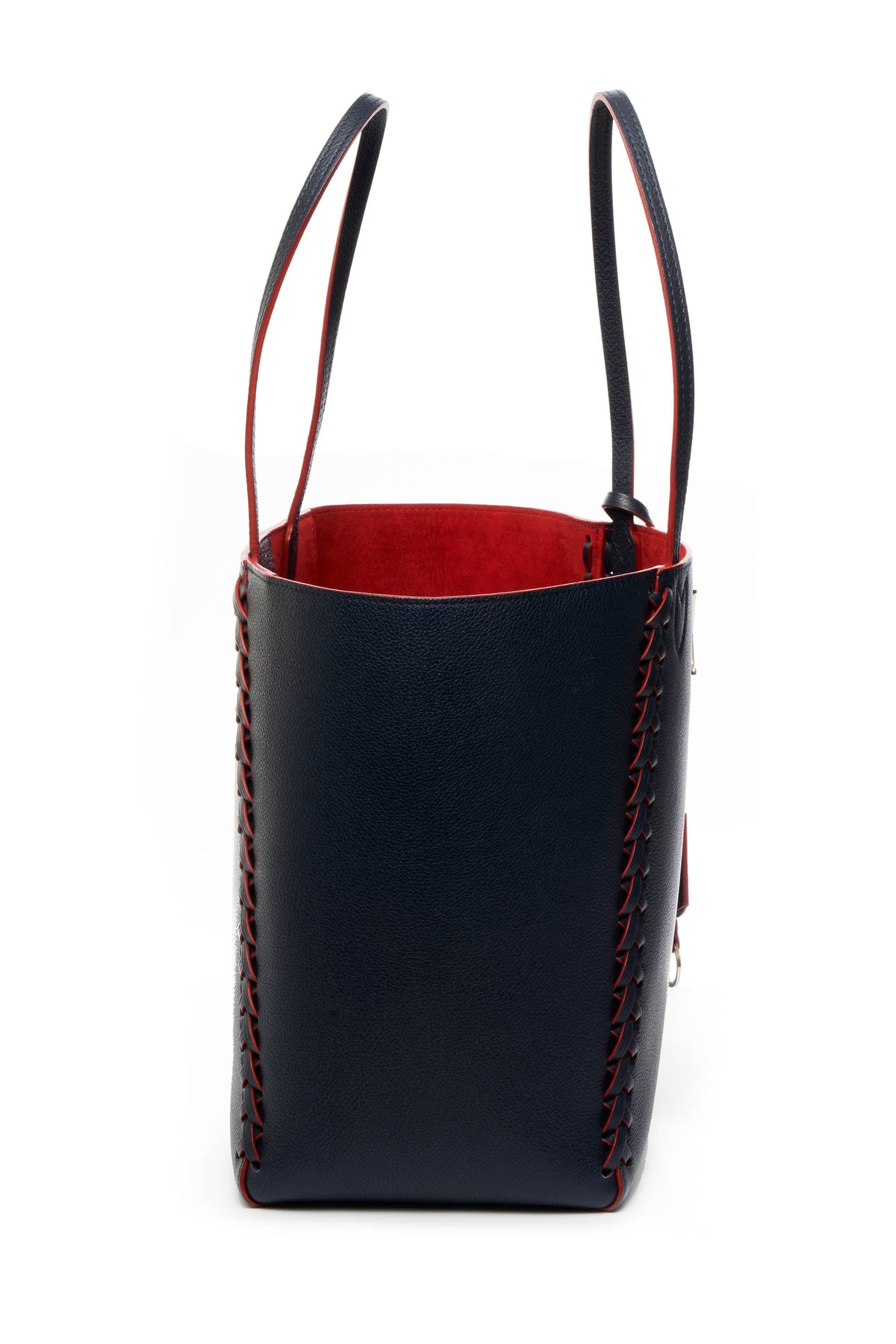 Louis Vuitton Navy Rouge Lock Me Cabas Tote