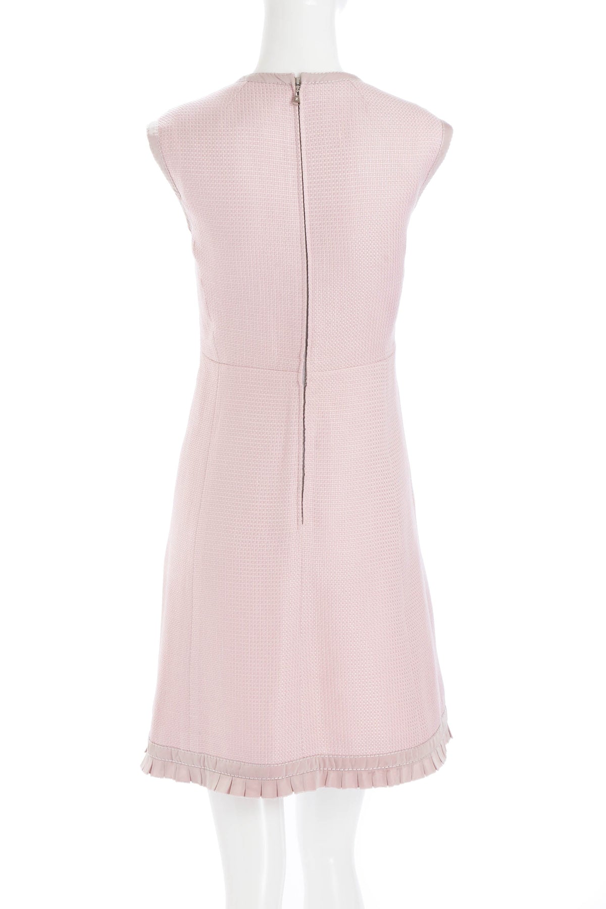 Louis Vuitton Pink A Line Sleeveless Dress Size 40