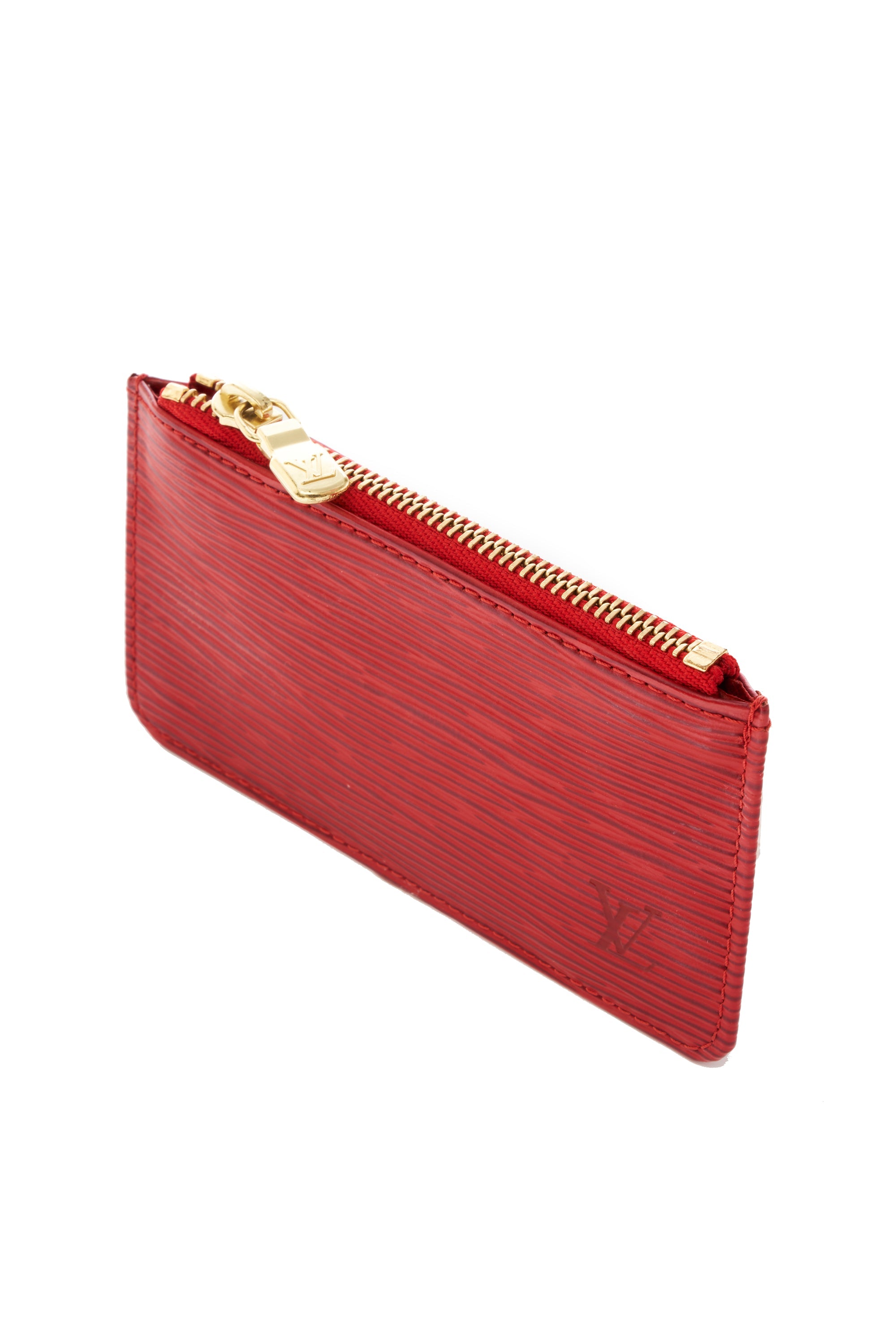 Louis Vuitton Red Epi Leather Mini Key Pouch - Foxy Couture Carmel