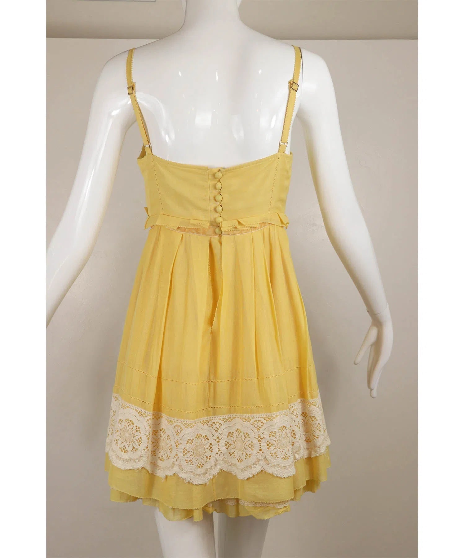 Louis Vuitton Vintage Babydoll Dress Early 2000's - Foxy Couture Carmel