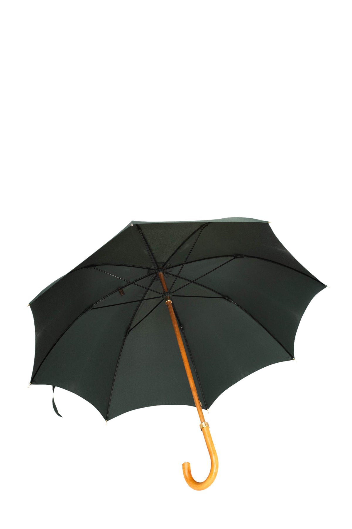 Louis Vuitton Green Taiga Umbrella With Wood Handle