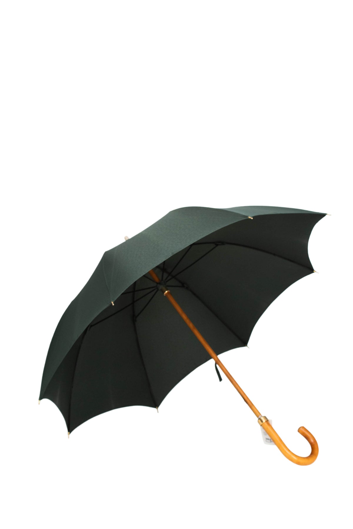 Louis Vuitton Green Taiga Umbrella With Wood Handle