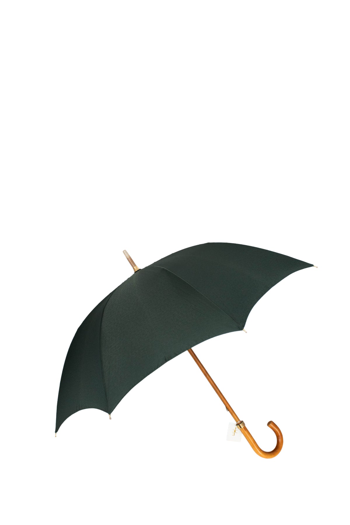 Louis Vuitton Green Taiga Umbrella With Wood Handle
