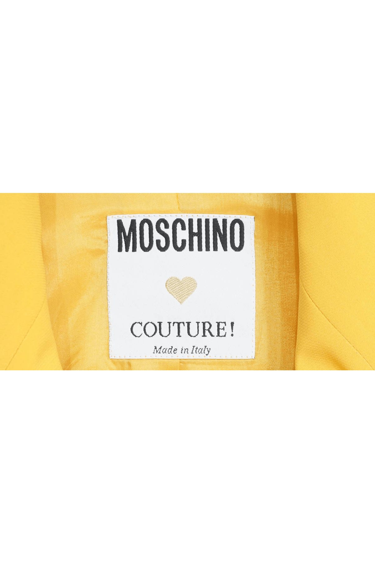 Moschino Couture &quot;Let&#39;s Keep Fashion Tidy&quot; Size 8