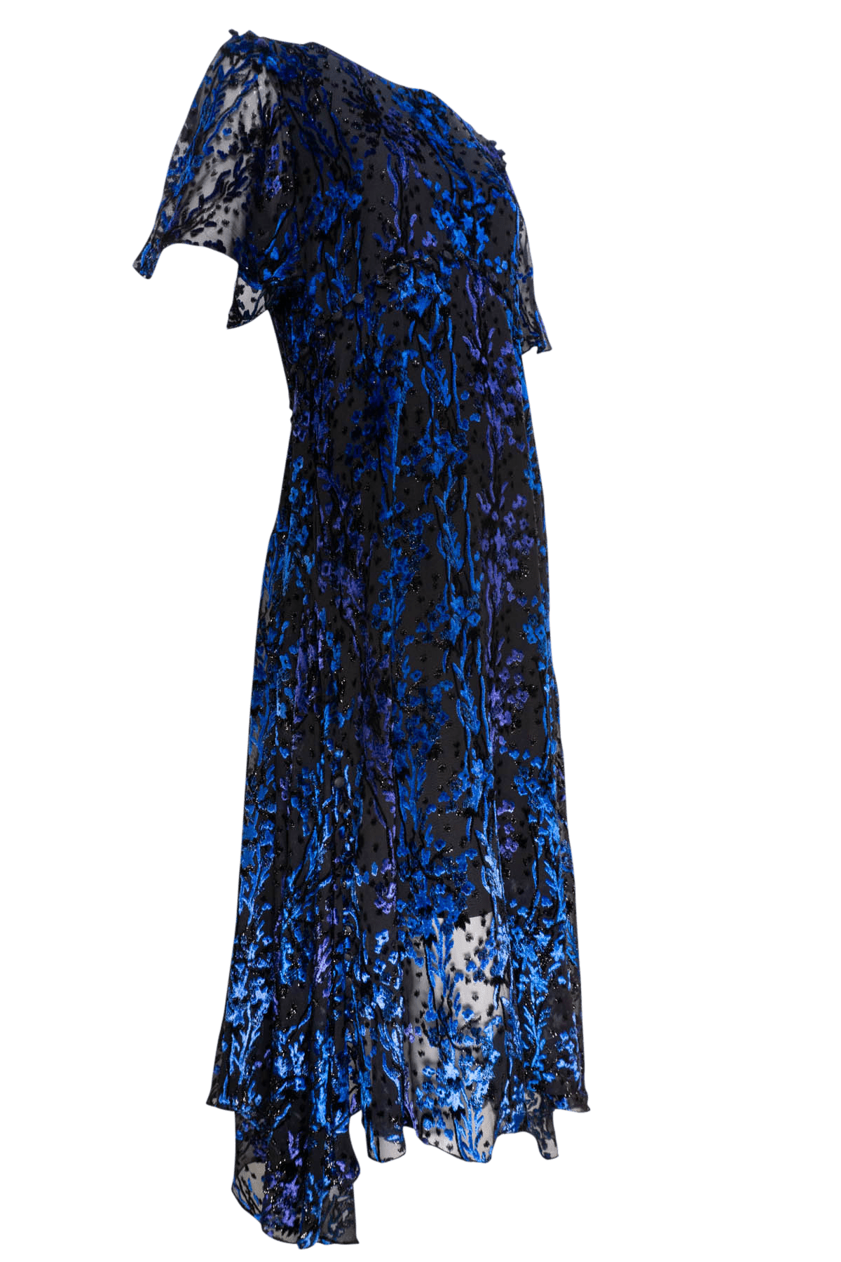 Prabal Gurung Burnout Velvet Midi Button Detail Dress Size 6 - Foxy Couture Carmel Prabal Gurung Burnout Velvet Midi Button Detail Dress Size 6 - Foxy Couture Carmel