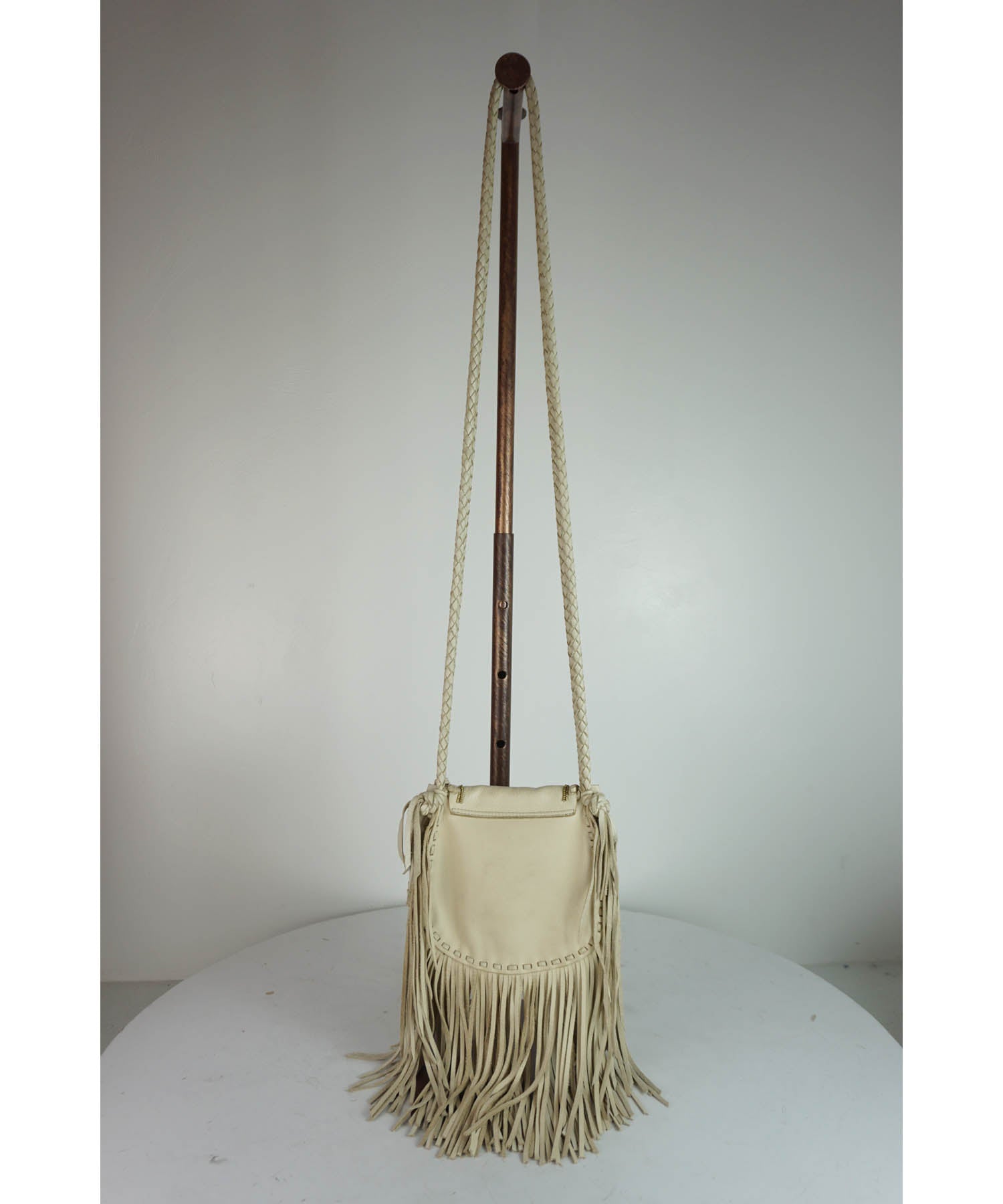 Ralph Lauren Beaded Fringe Western Crossbody Bag