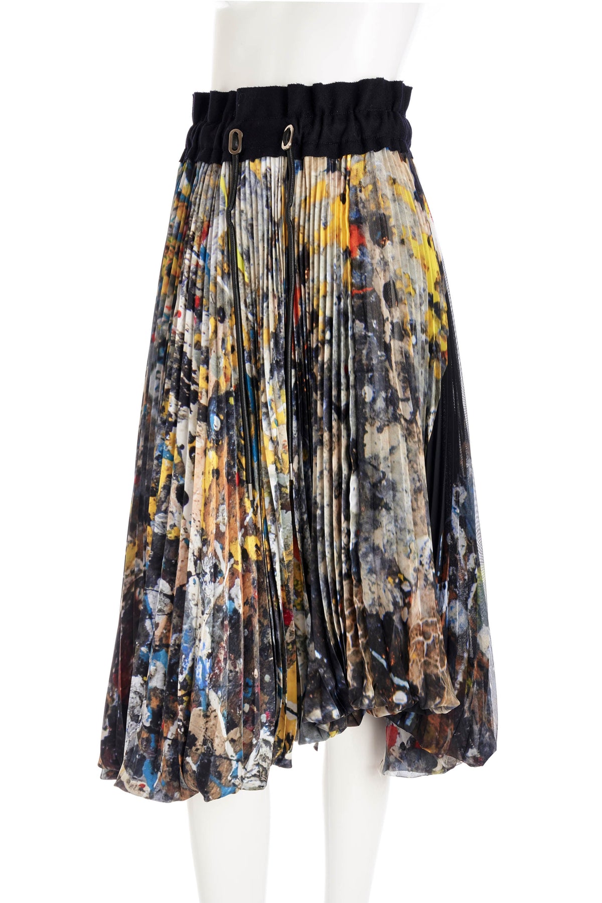 Sacai Pleated Jackson Pollock Skirt