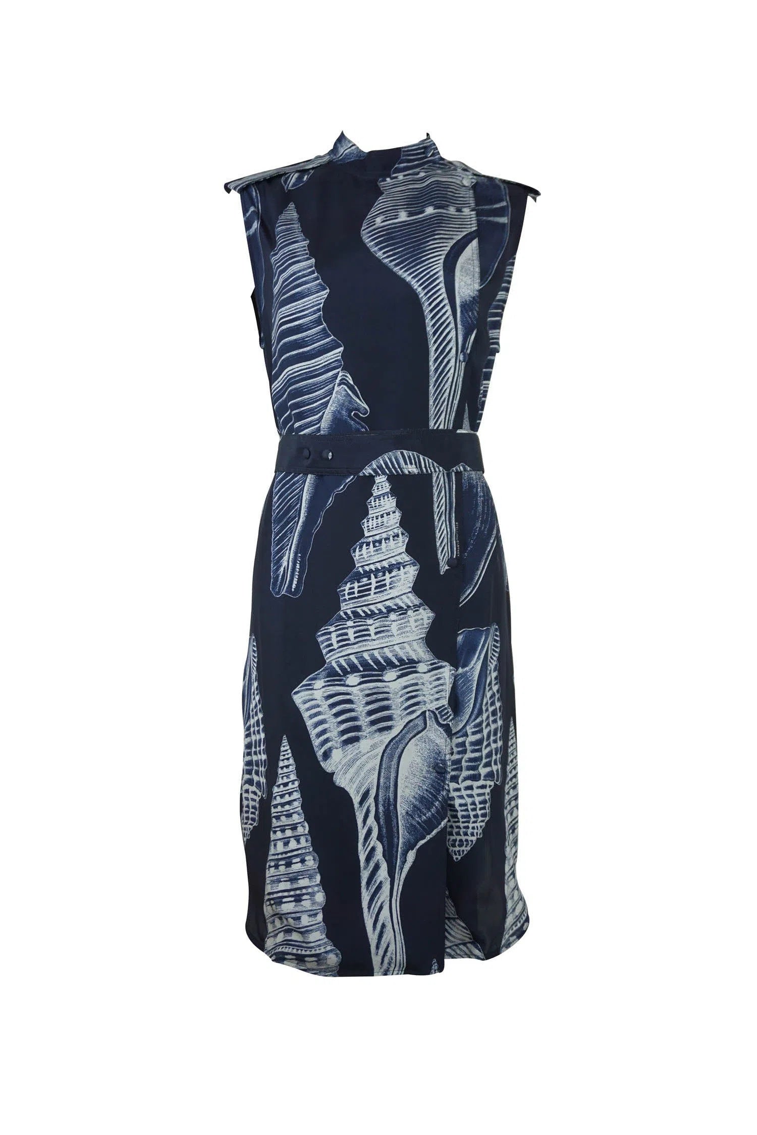 Stella McCartney Conch Shell Print Dress 38/4 - Foxy Couture Carmel
