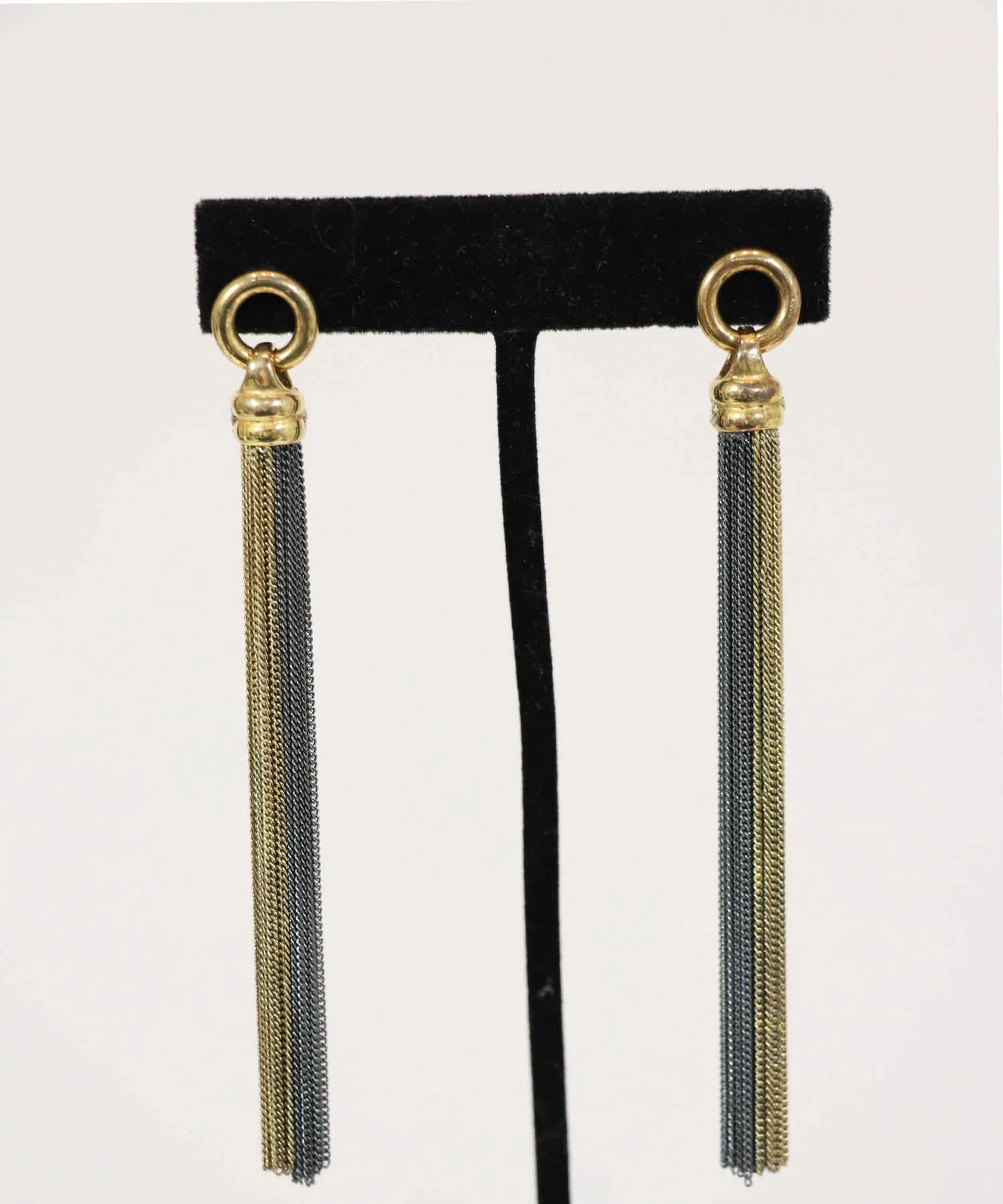 Steven Lagos Chain Drop Earrings - Foxy Couture Carmel