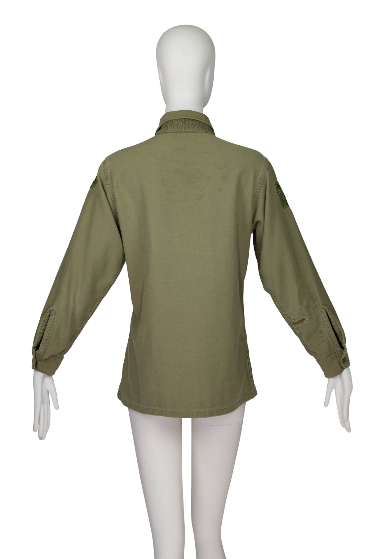 The Great China Wall Green Peace Embroidered Long Sleeve Top Size S/M