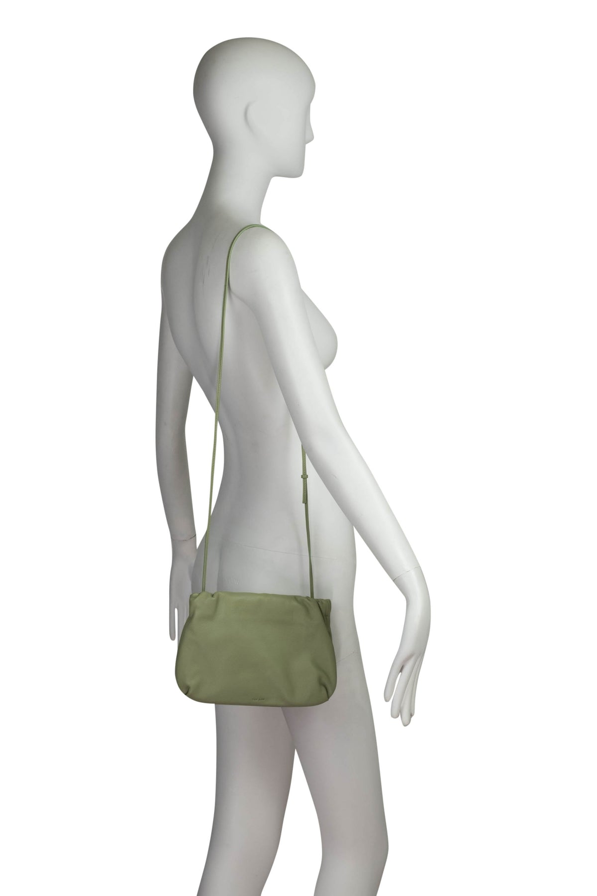 The Row Dusty Green Purse With Crossbody Strap Size Small