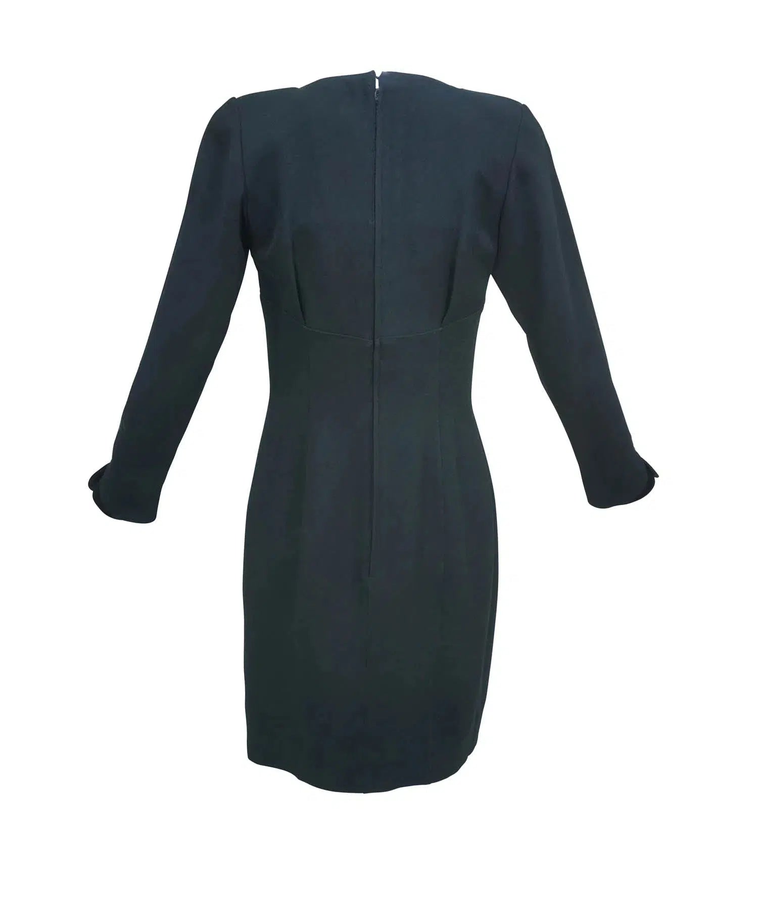 Thierry Mugler Black Cone Bra Cocktail Dress 1990s Sz 40 - Foxy Couture Carmel Thierry Mugler Black Cone Bra Cocktail Dress 1990s Sz 40 - Foxy Couture Carmel