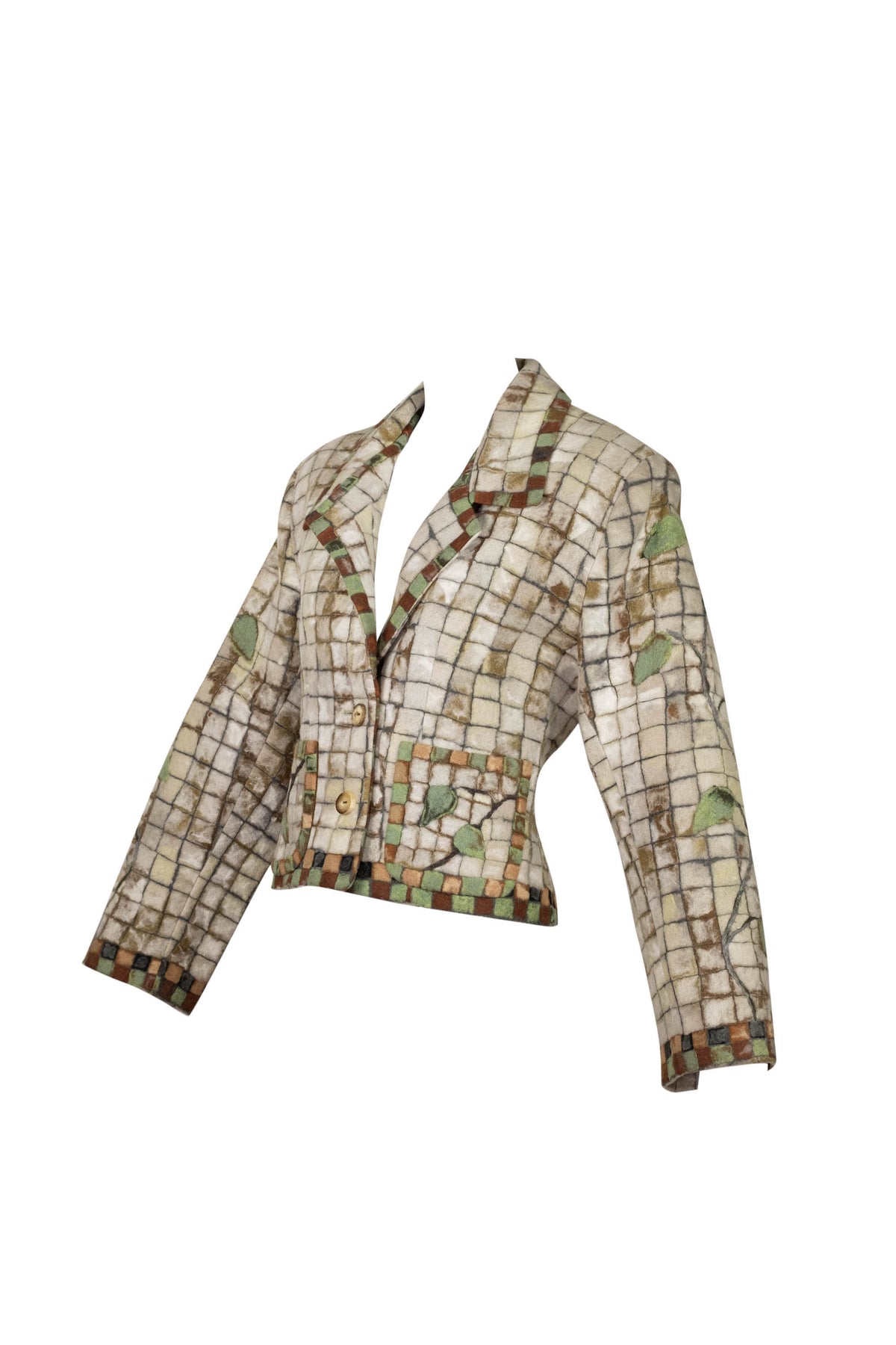 Todd Oldham Lamontagne Felted Jacket FW 1991 Size M/L