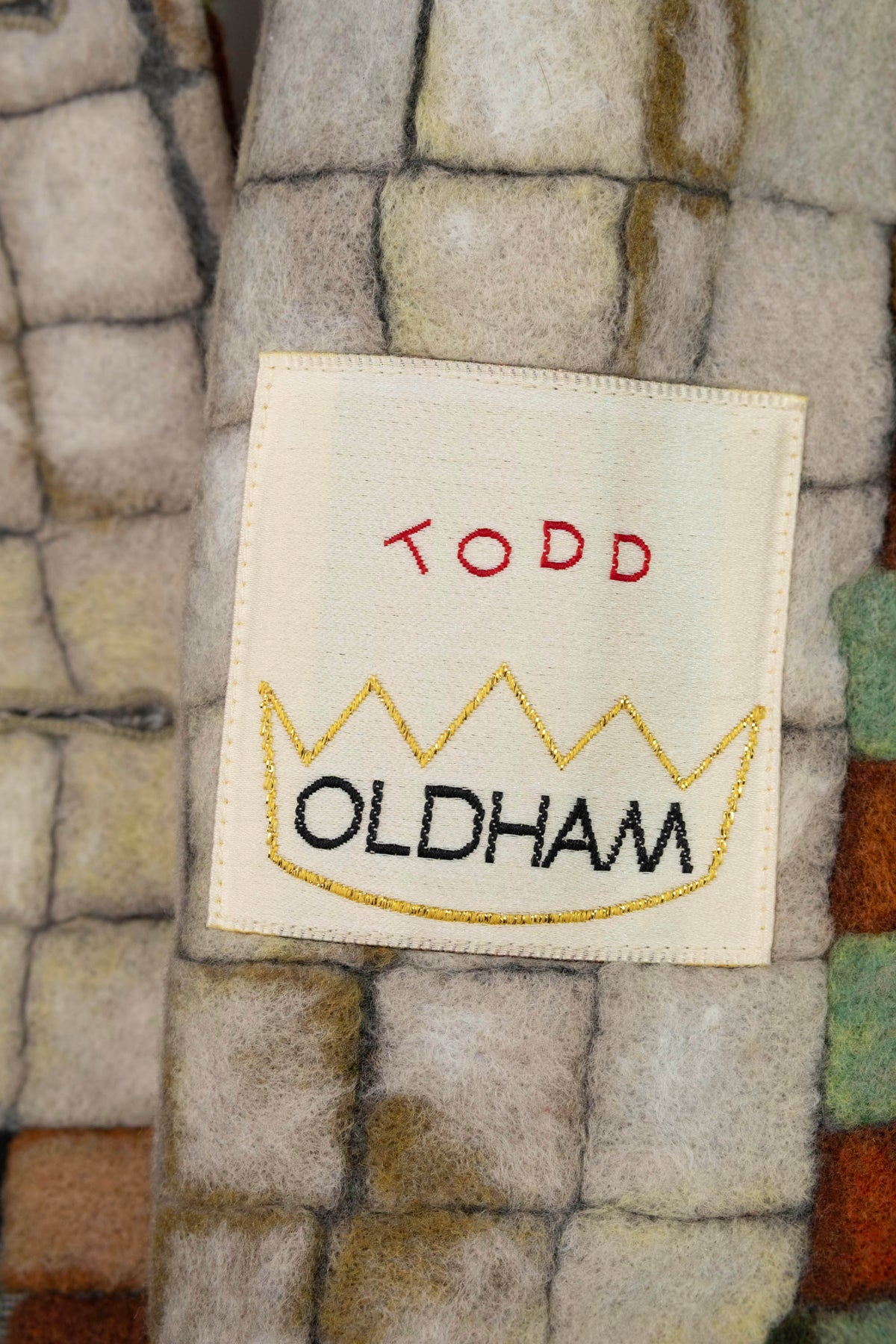 Todd Oldham Lamontagne Felted Jacket FW 1991 Size M/L