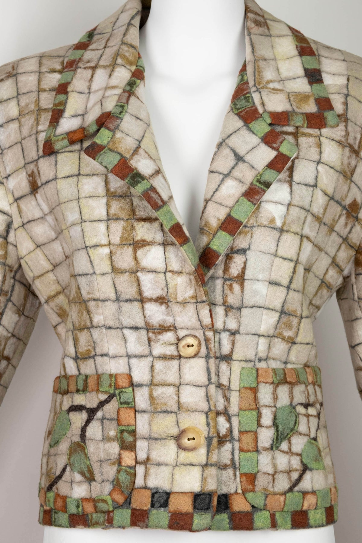 Todd Oldham Lamontagne Felted Jacket FW 1991 Size M/L