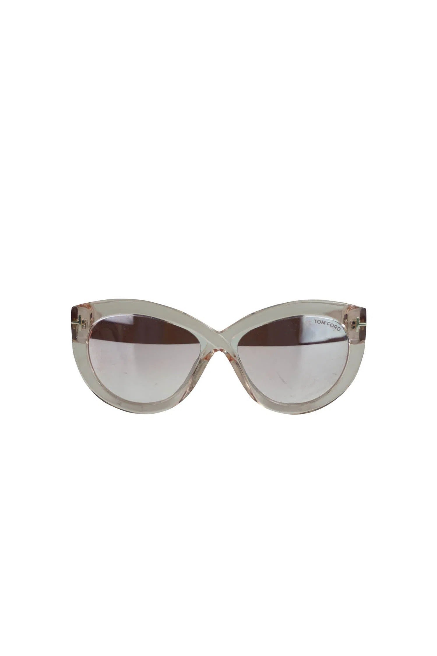 Tom Ford Pink Mirrored Cat Eye Sunglasses - Foxy Couture Carmel