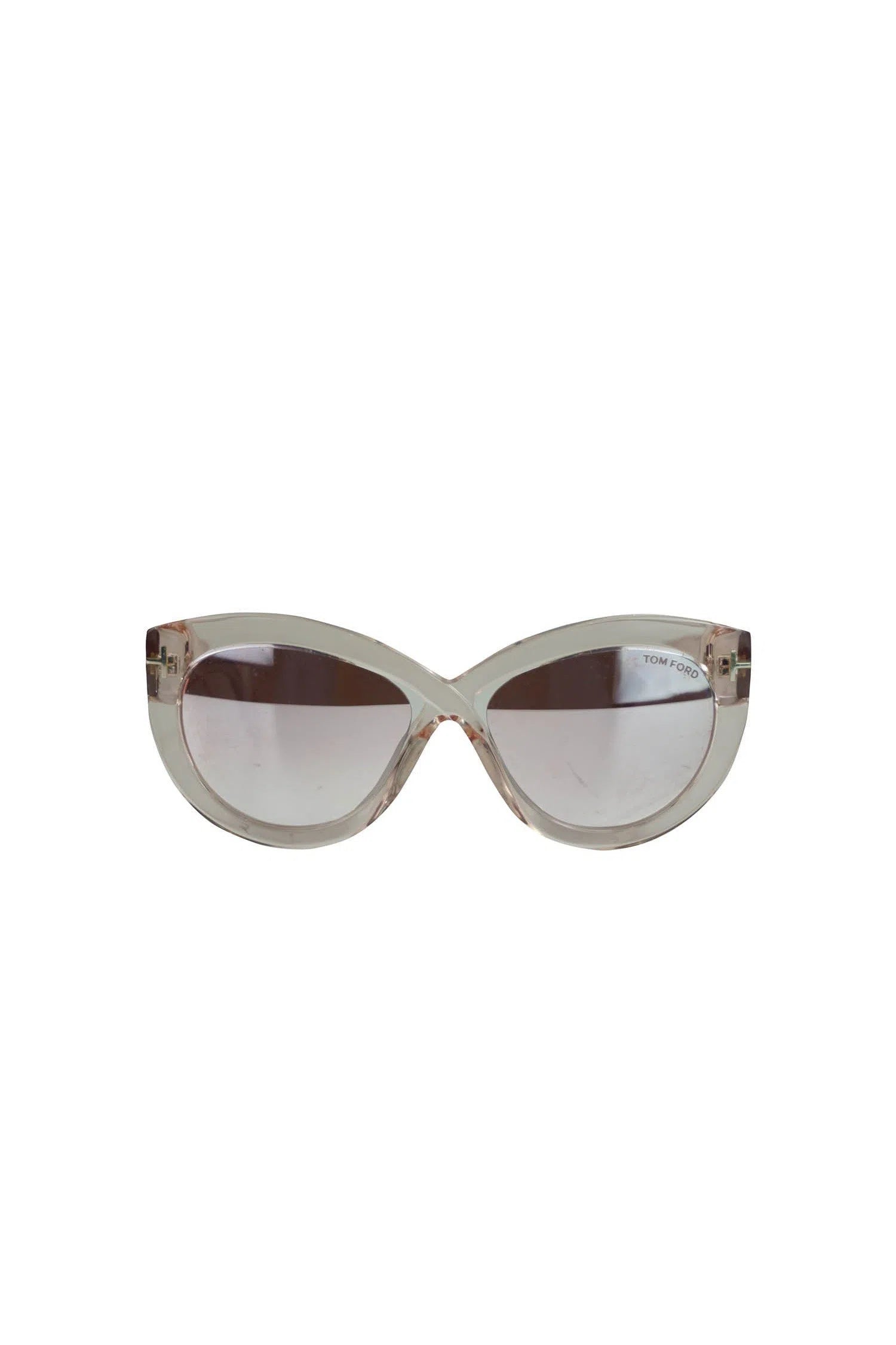 Tom Ford Pink Mirrored Cat Eye Sunglasses