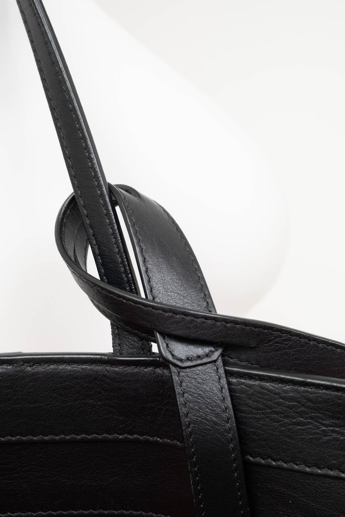Valentino Pink and Red Black Scallop Edge Tote
