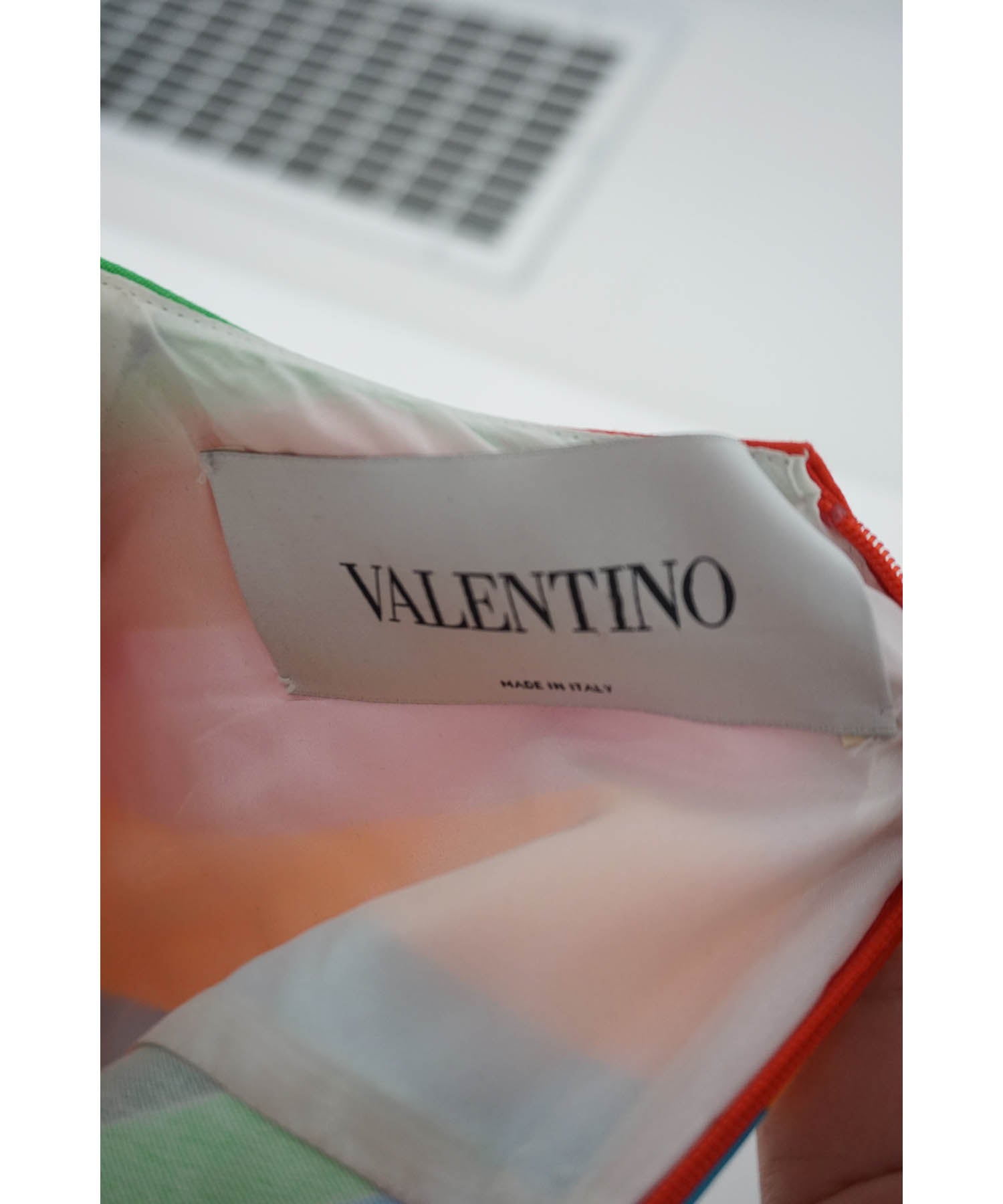 Valentino 1973 Archival Print Rainbow Dress 2015