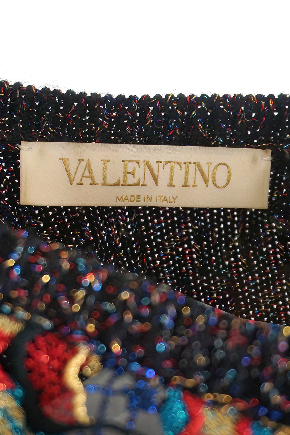 Valentino Enchanted Wonderland Volcano Knit Vest Small
