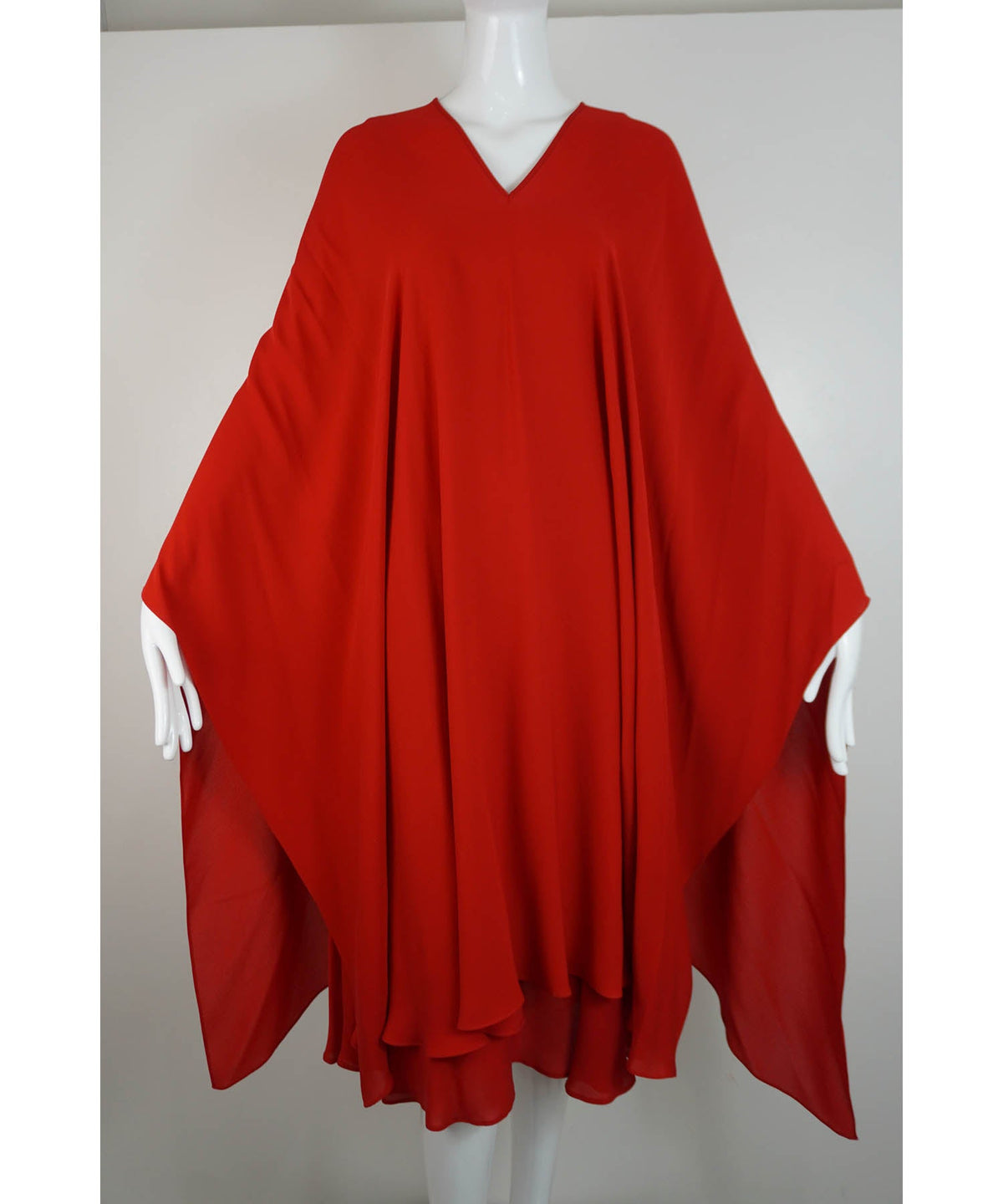 Valentino Iconic Midi Dress with Cape