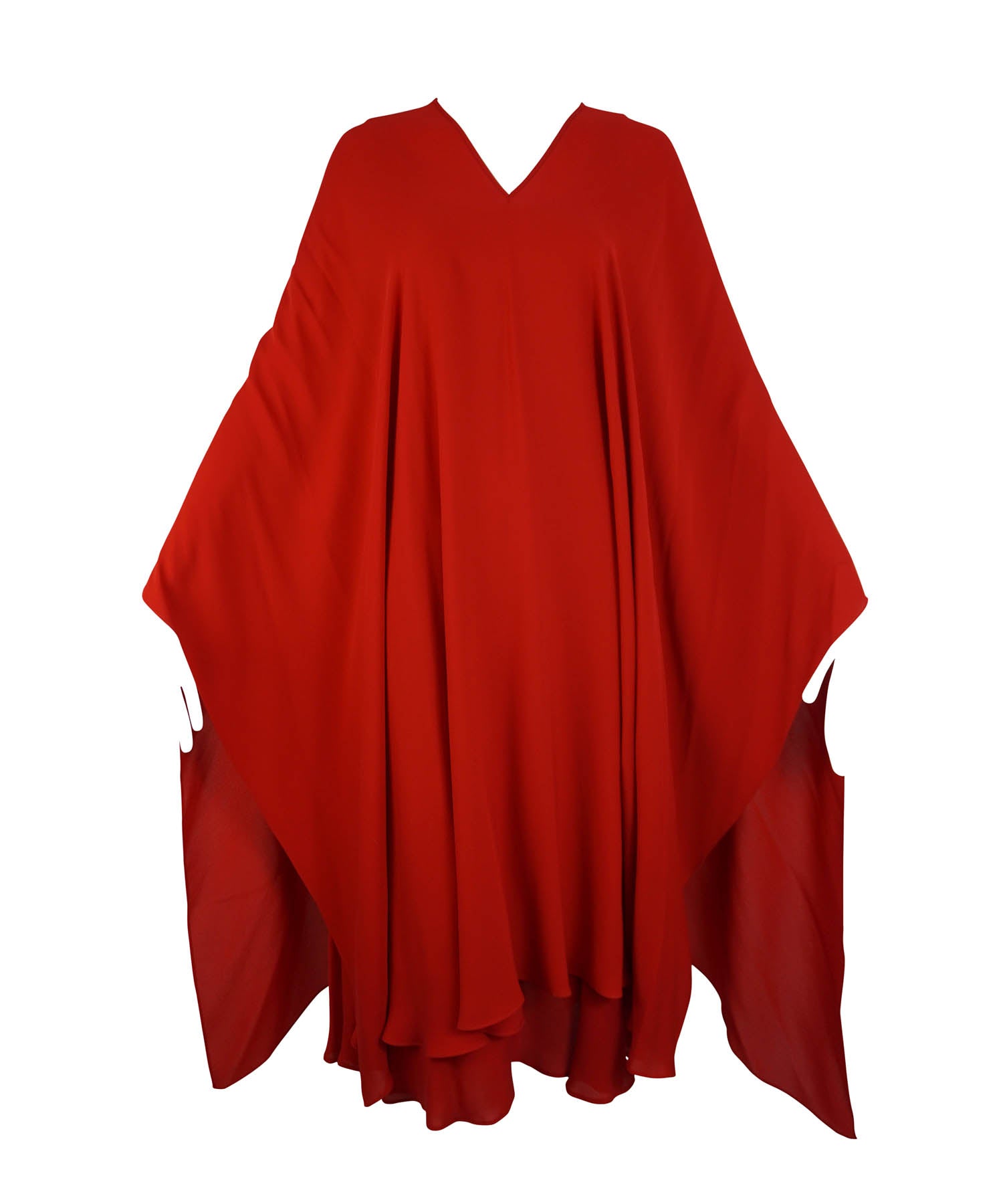 Valentino Iconic Midi Dress with Cape - Foxy Couture Carmel