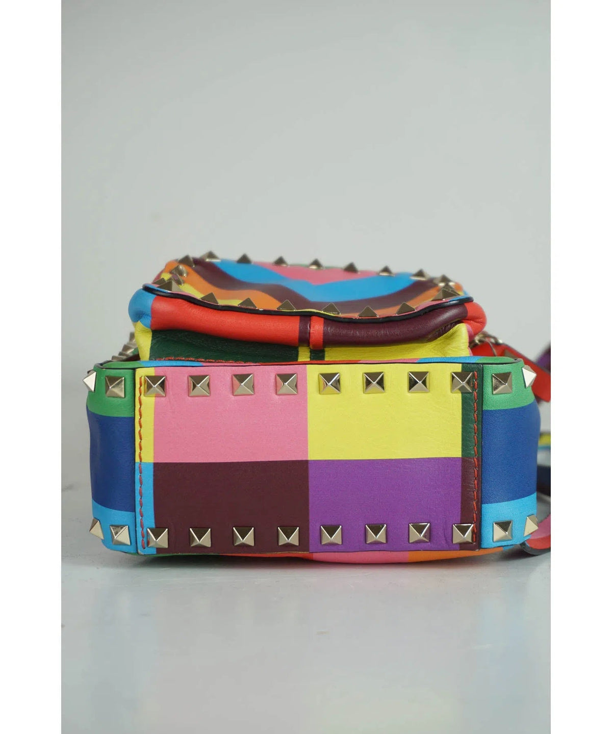 Valentino Mini Rainbow Rockstud Backpack 2015