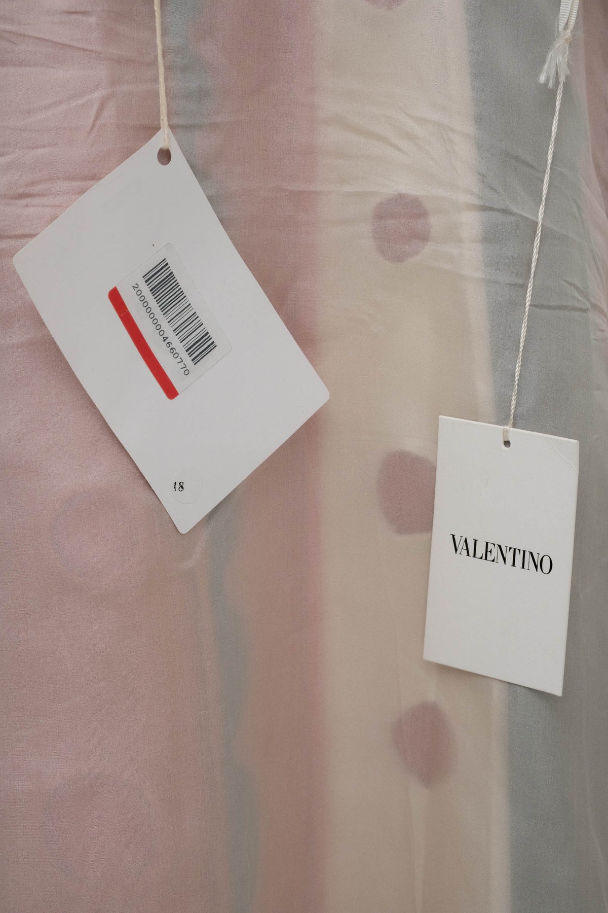 Valentino Pink and Red Scallop Edge Carmen Skirt Size 4 F/W2014