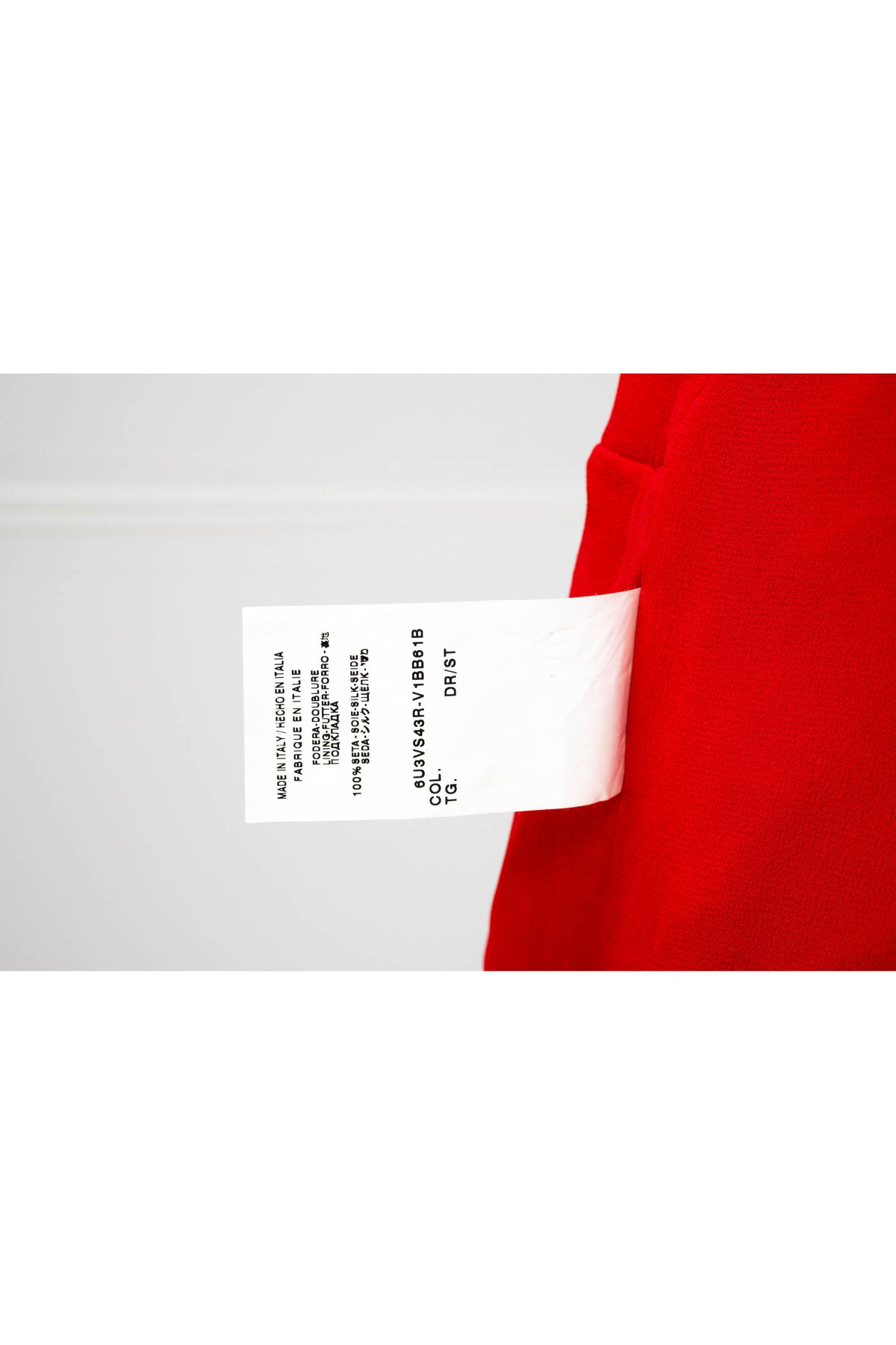 Valentino Red Chiffon Pleated Mini Dress Size 6