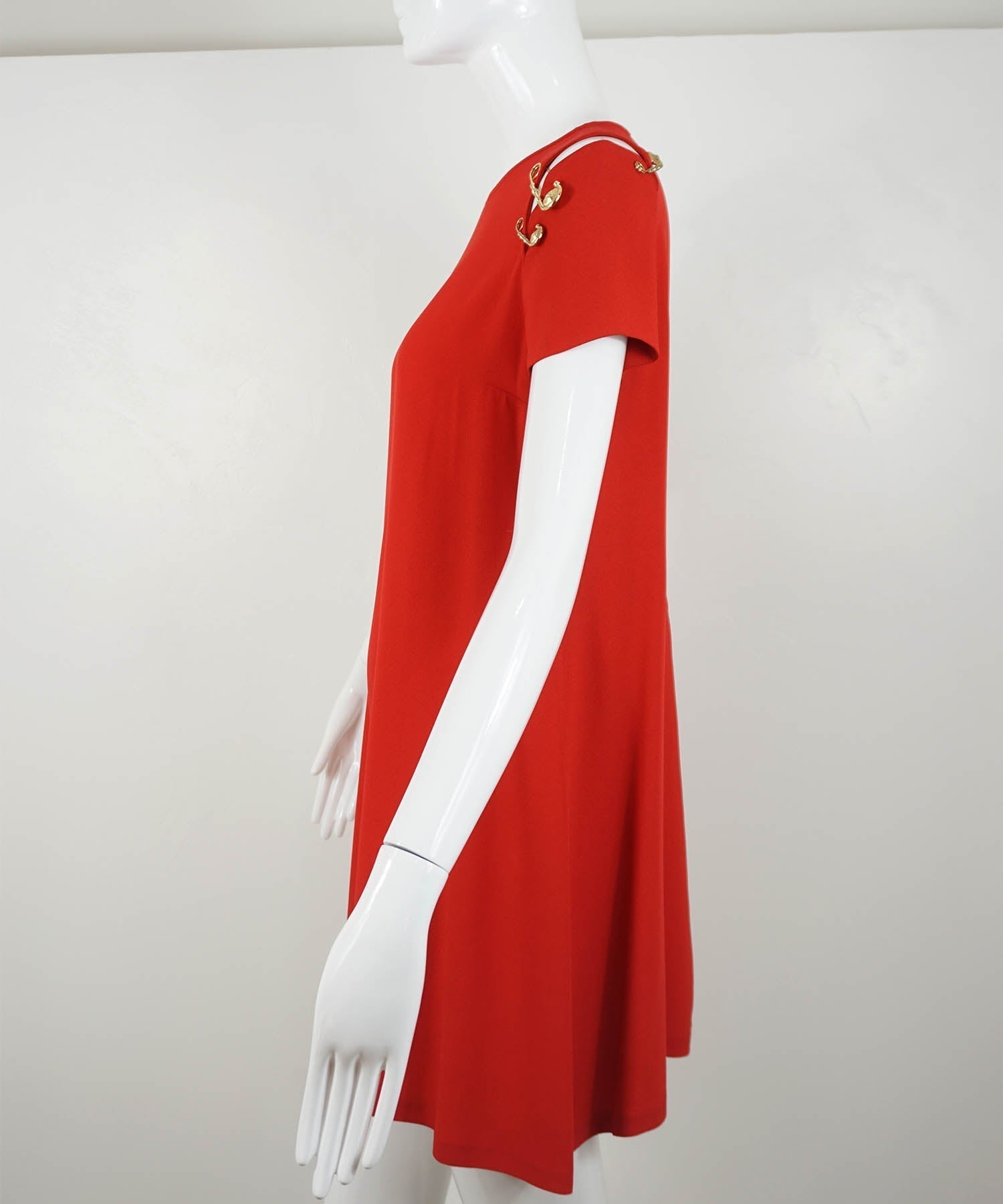 Versus Versace Vintage 1990's Safety Pin Dress - Foxy Couture Carmel Versus Versace Vintage 1990's Safety Pin Dress - Foxy Couture Carmel
