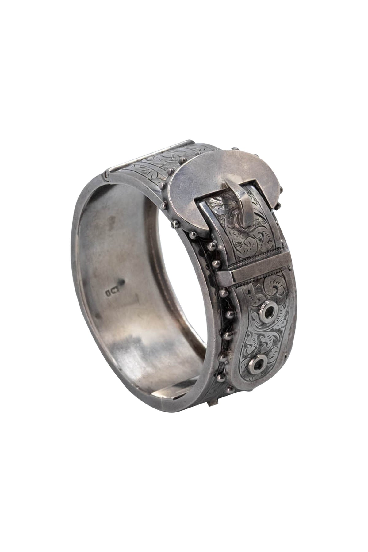 Victorian Sterling Silver Buckle Bracelet Love Bracelet