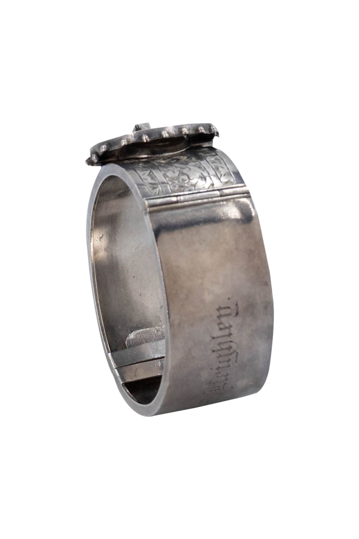Victorian Sterling Silver Buckle Bracelet Love Bracelet