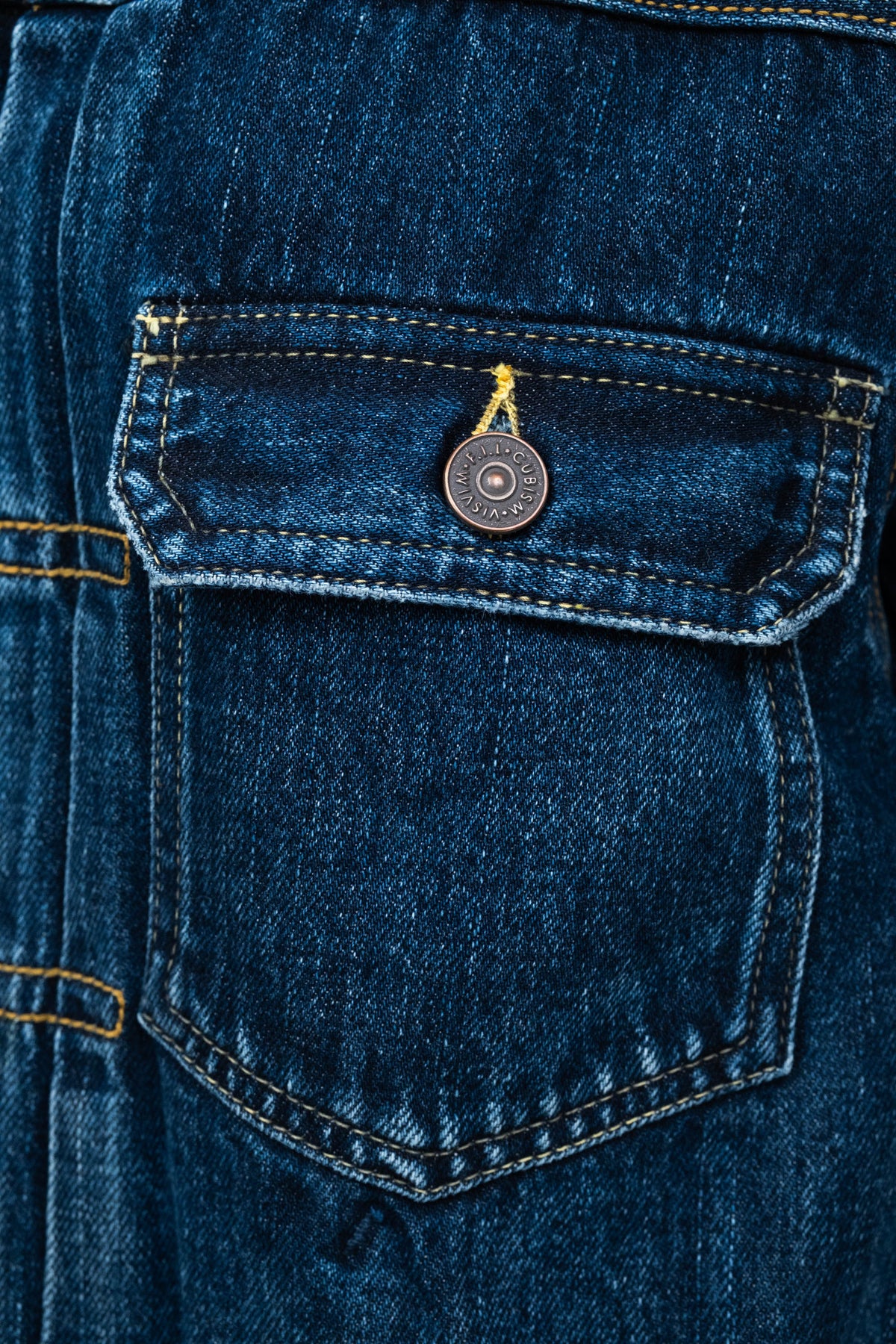 Visvim 1010dmgd Japanese Denim Dark Blue Pleat Front Jacket New With Tags