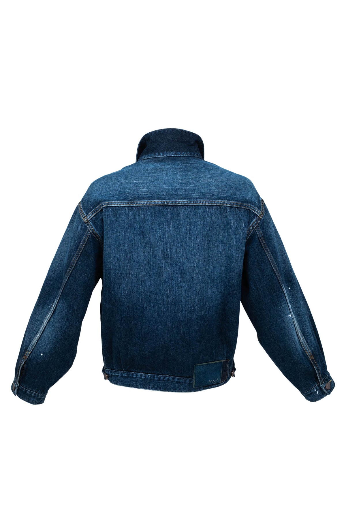 Visvim 1010dmgd Japanese Denim Dark Blue Pleat Front Jacket New With Tags